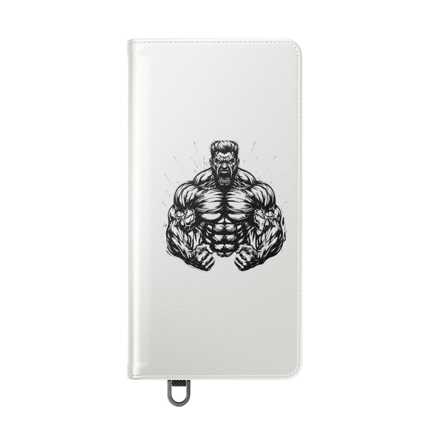 Champion's Motivational Flip Case | Inspirational Quote Phone Accessory for Fitness Enthusiasts