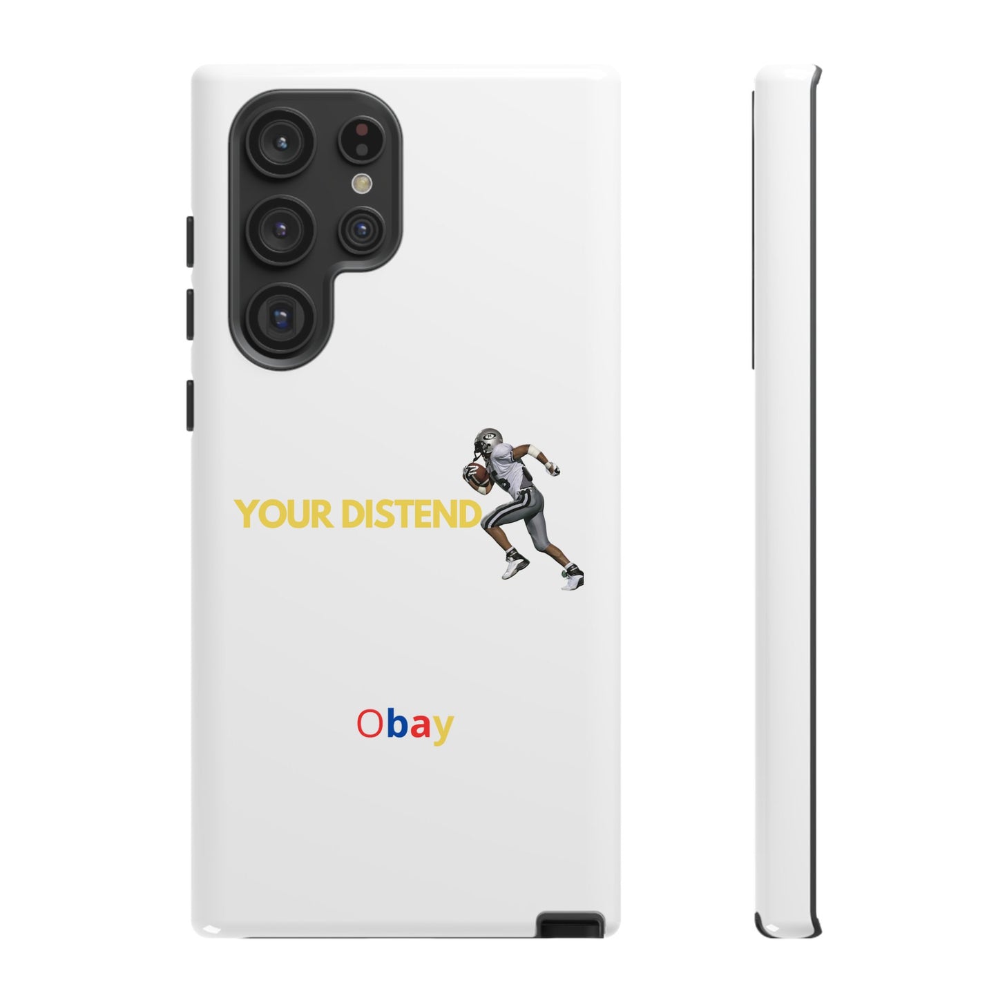 Athlete’s Edge Customizable Tough Phone Case - Durable Sports Design for iPhone/Samsung, Perfect Personalized Gift for Sports Lovers