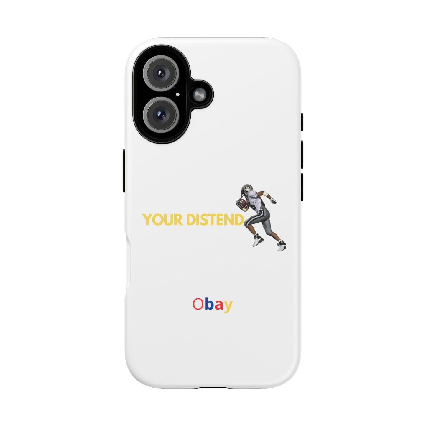 Athlete’s Edge Customizable Tough Phone Case - Durable Sports Design for iPhone/Samsung, Perfect Personalized Gift for Sports Lovers