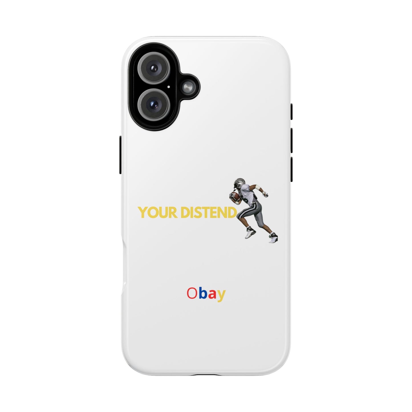 Athlete’s Edge Customizable Tough Phone Case - Durable Sports Design for iPhone/Samsung, Perfect Personalized Gift for Sports Lovers