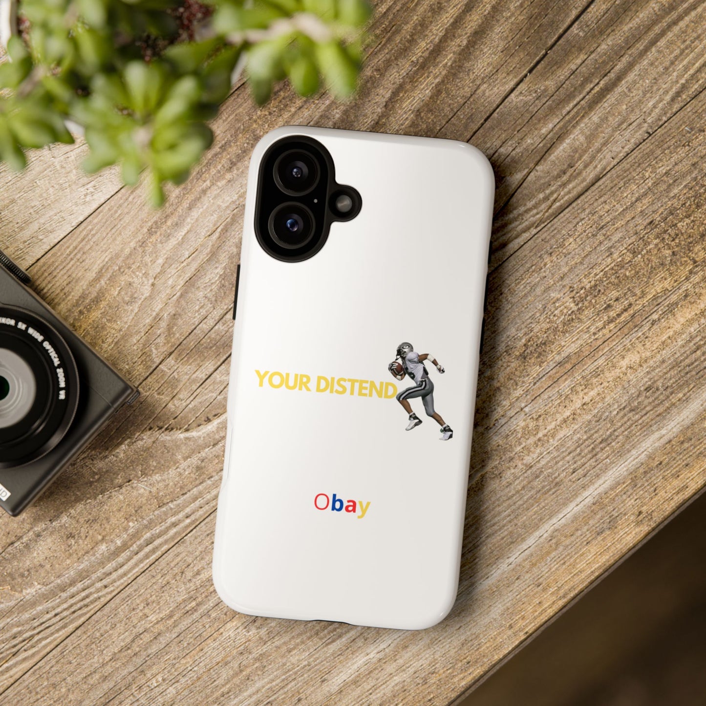Athlete’s Edge Customizable Tough Phone Case - Durable Sports Design for iPhone/Samsung, Perfect Personalized Gift for Sports Lovers