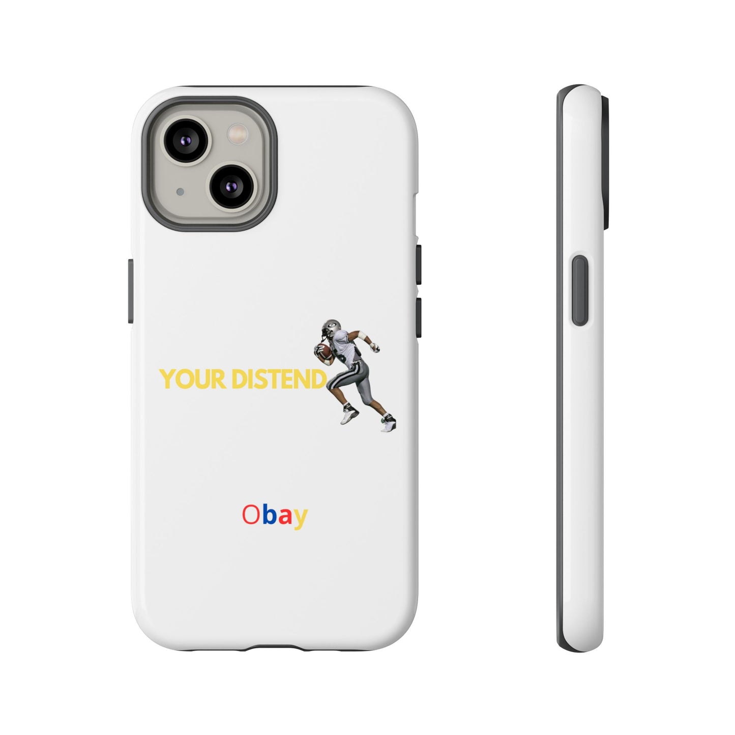 Athlete’s Edge Customizable Tough Phone Case - Durable Sports Design for iPhone/Samsung, Perfect Personalized Gift for Sports Lovers