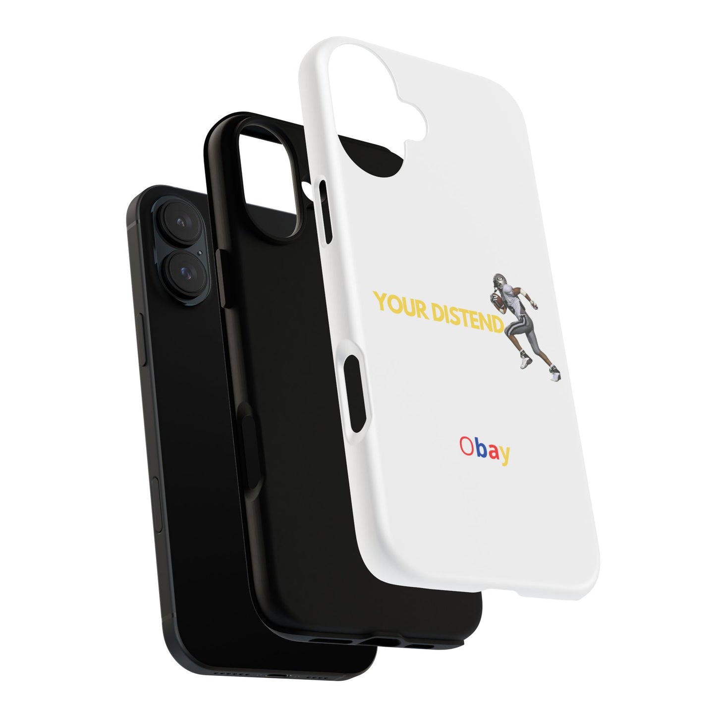 Athlete’s Edge Customizable Tough Phone Case - Durable Sports Design for iPhone/Samsung, Perfect Personalized Gift for Sports Lovers