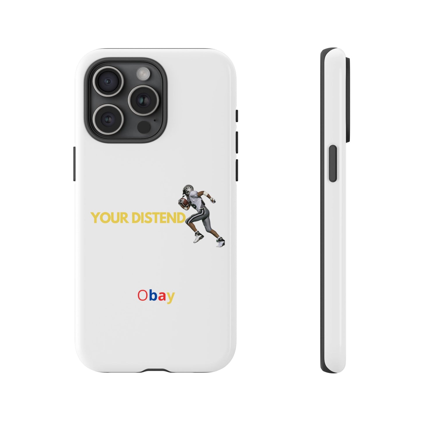 Athlete’s Edge Customizable Tough Phone Case - Durable Sports Design for iPhone/Samsung, Perfect Personalized Gift for Sports Lovers