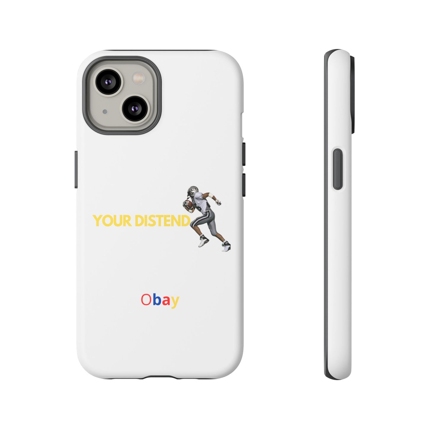 Athlete’s Edge Customizable Tough Phone Case - Durable Sports Design for iPhone/Samsung, Perfect Personalized Gift for Sports Lovers