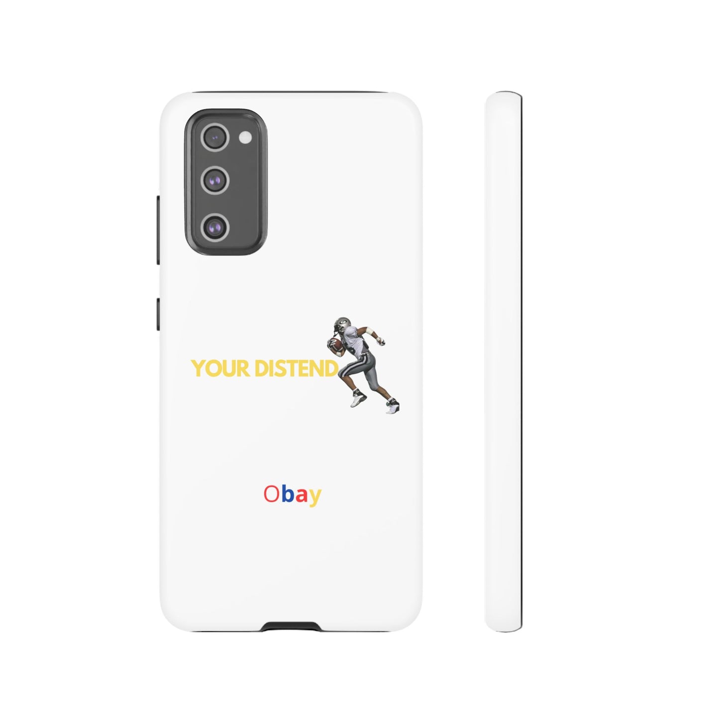 Athlete’s Edge Customizable Tough Phone Case - Durable Sports Design for iPhone/Samsung, Perfect Personalized Gift for Sports Lovers