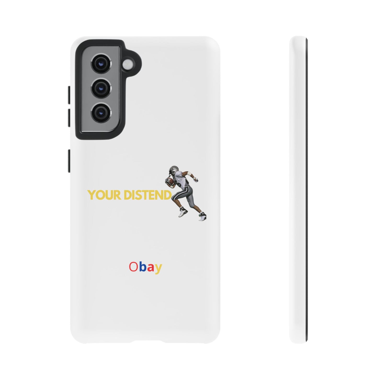 Athlete’s Edge Customizable Tough Phone Case - Durable Sports Design for iPhone/Samsung, Perfect Personalized Gift for Sports Lovers