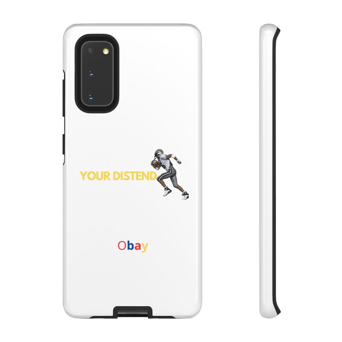 Athlete’s Edge Customizable Tough Phone Case - Durable Sports Design for iPhone/Samsung, Perfect Personalized Gift for Sports Lovers