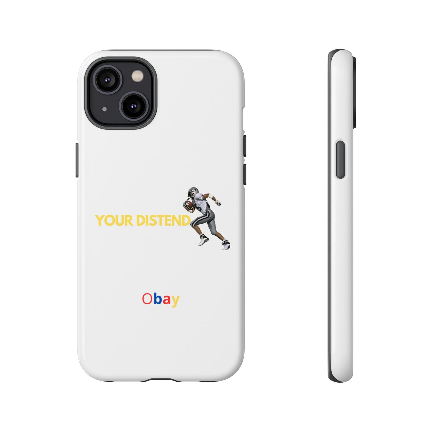 Athlete’s Edge Customizable Tough Phone Case - Durable Sports Design for iPhone/Samsung, Perfect Personalized Gift for Sports Lovers