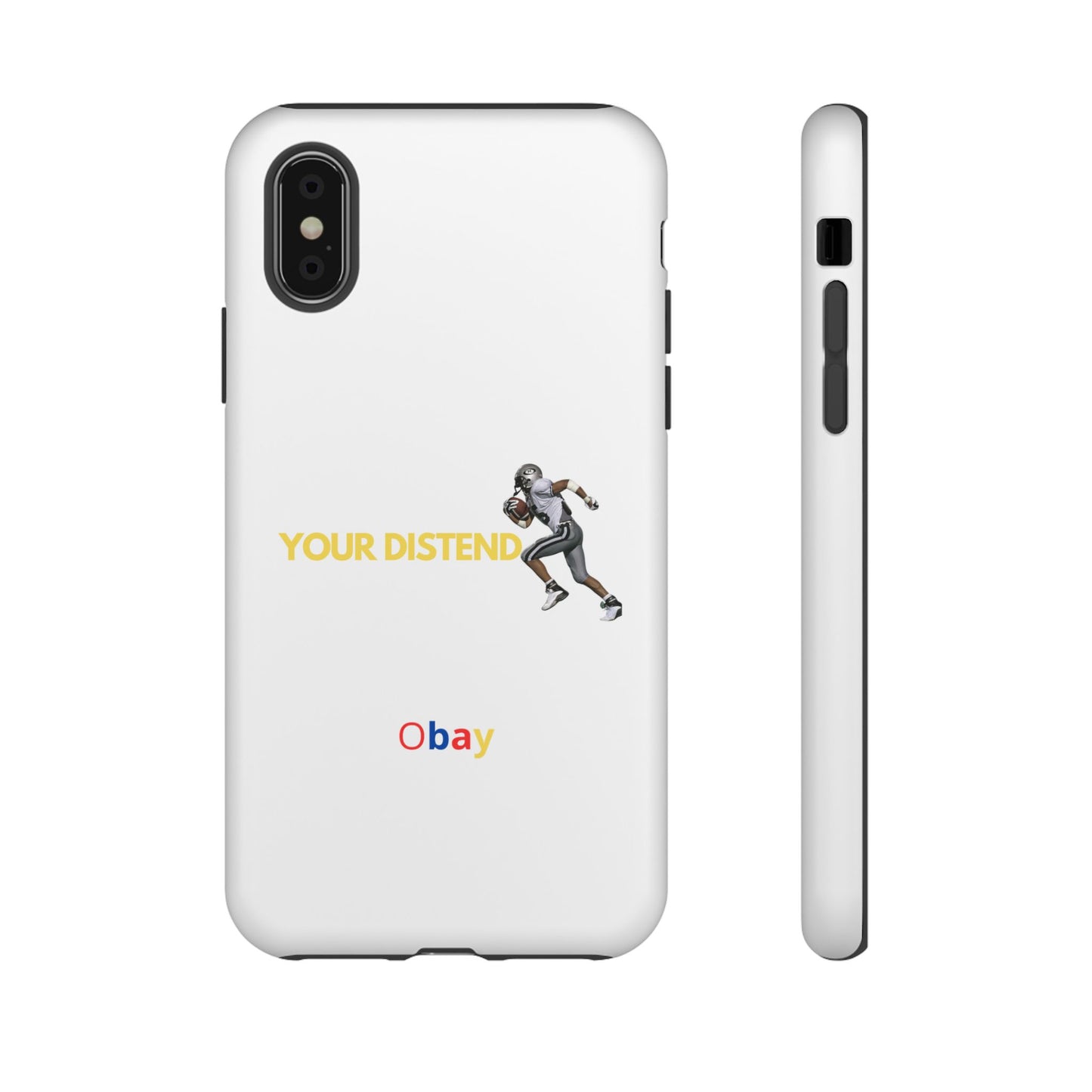 Athlete’s Edge Customizable Tough Phone Case - Durable Sports Design for iPhone/Samsung, Perfect Personalized Gift for Sports Lovers