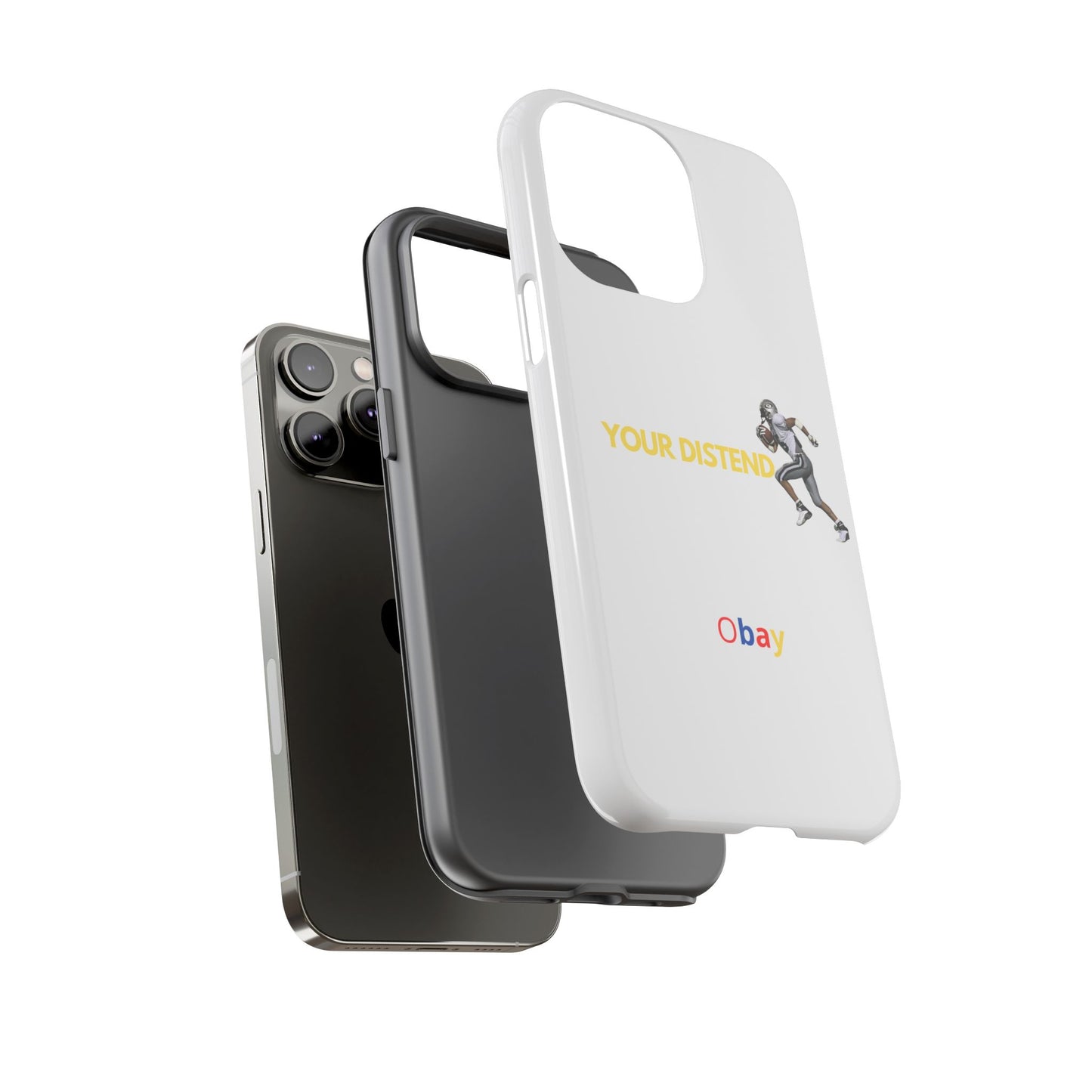 Athlete’s Edge Customizable Tough Phone Case - Durable Sports Design for iPhone/Samsung, Perfect Personalized Gift for Sports Lovers