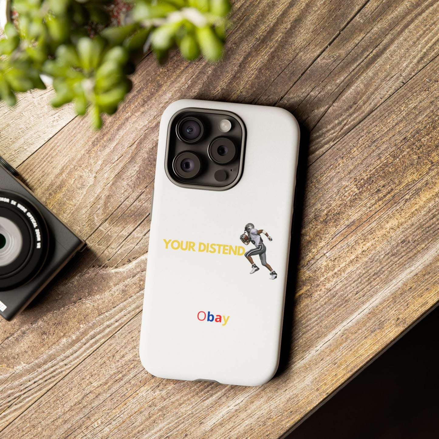 Athlete’s Edge Customizable Tough Phone Case - Durable Sports Design for iPhone/Samsung, Perfect Personalized Gift for Sports Lovers