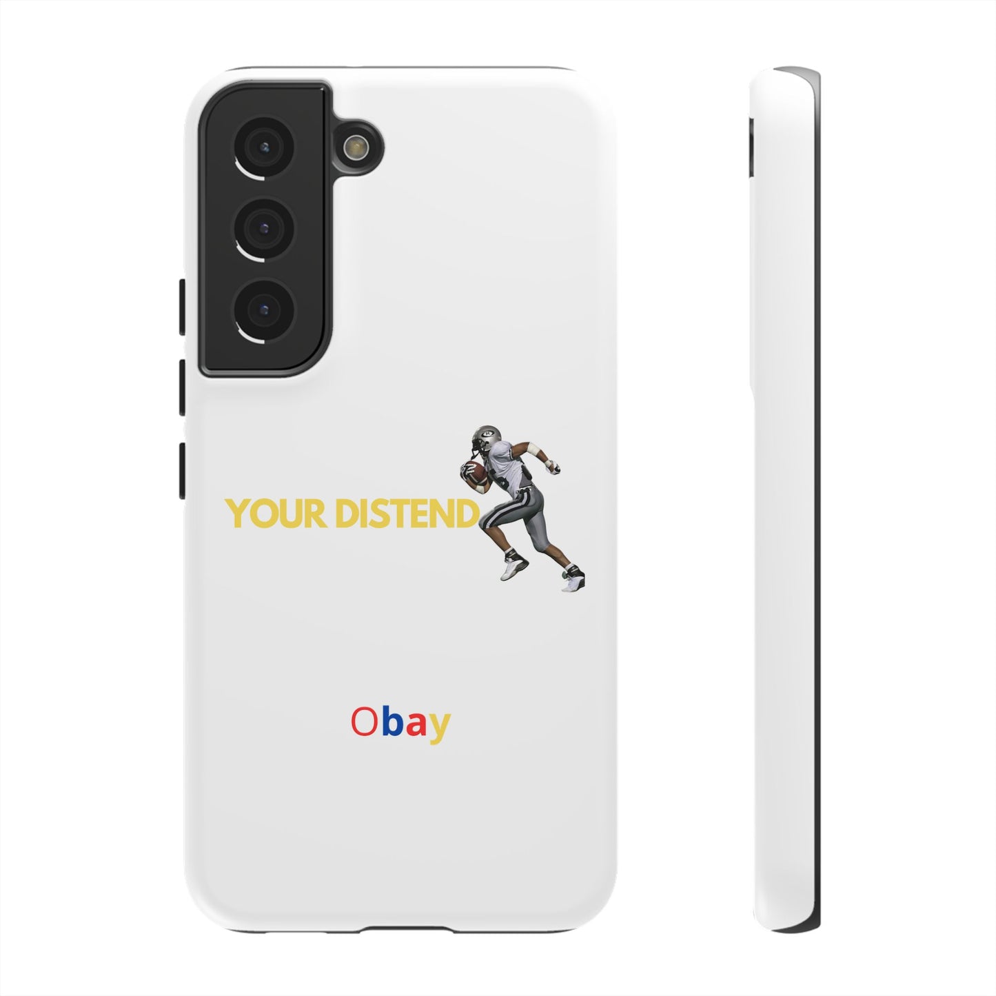Athlete’s Edge Customizable Tough Phone Case - Durable Sports Design for iPhone/Samsung, Perfect Personalized Gift for Sports Lovers