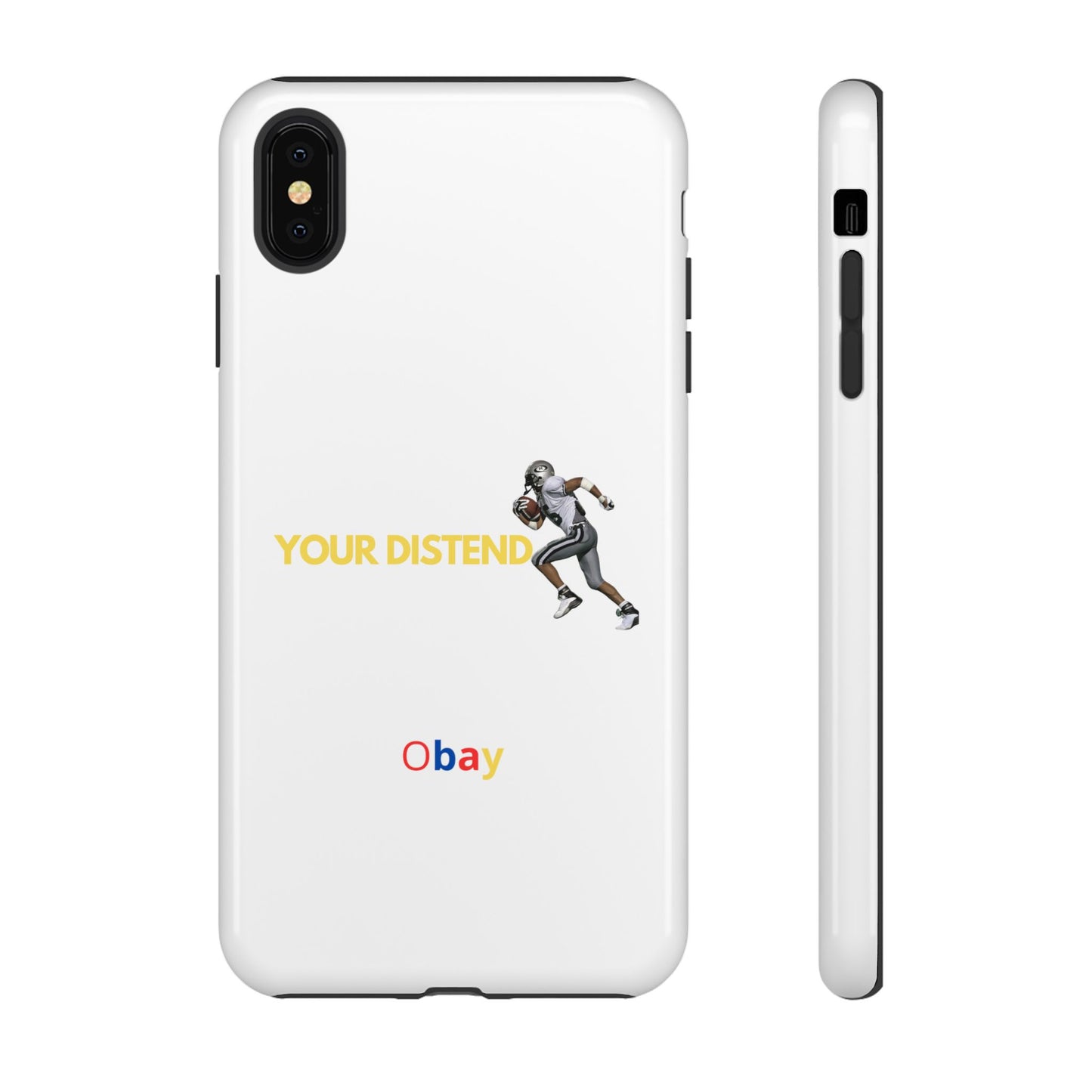 Athlete’s Edge Customizable Tough Phone Case - Durable Sports Design for iPhone/Samsung, Perfect Personalized Gift for Sports Lovers