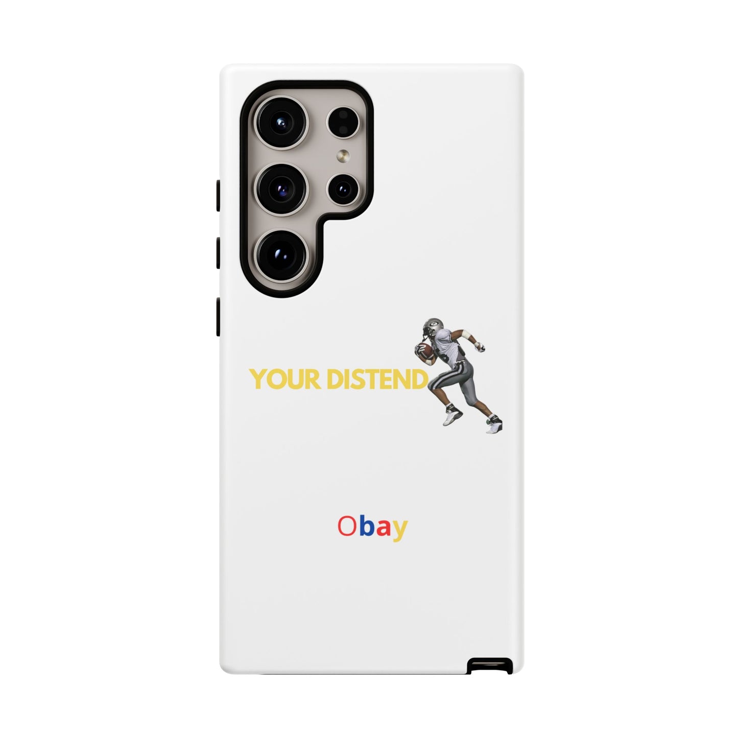 Athlete’s Edge Customizable Tough Phone Case - Durable Sports Design for iPhone/Samsung, Perfect Personalized Gift for Sports Lovers