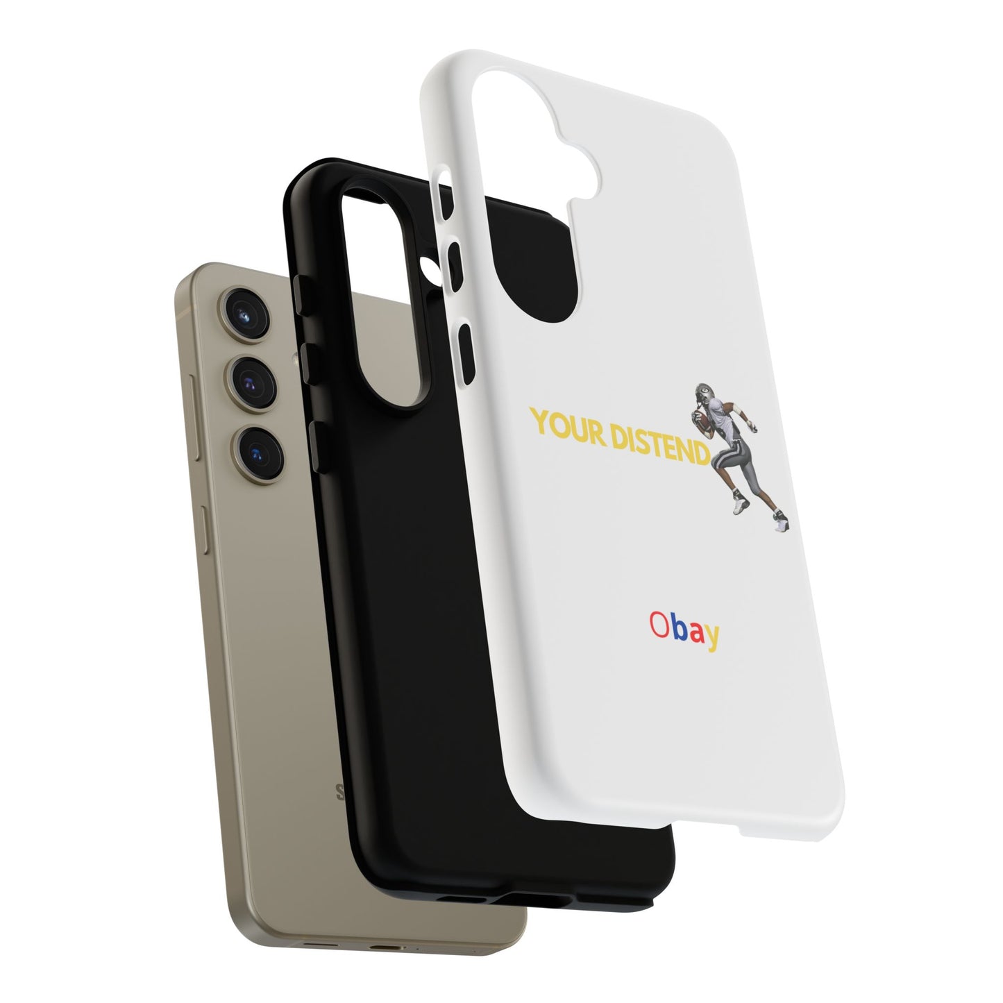Athlete’s Edge Customizable Tough Phone Case - Durable Sports Design for iPhone/Samsung, Perfect Personalized Gift for Sports Lovers
