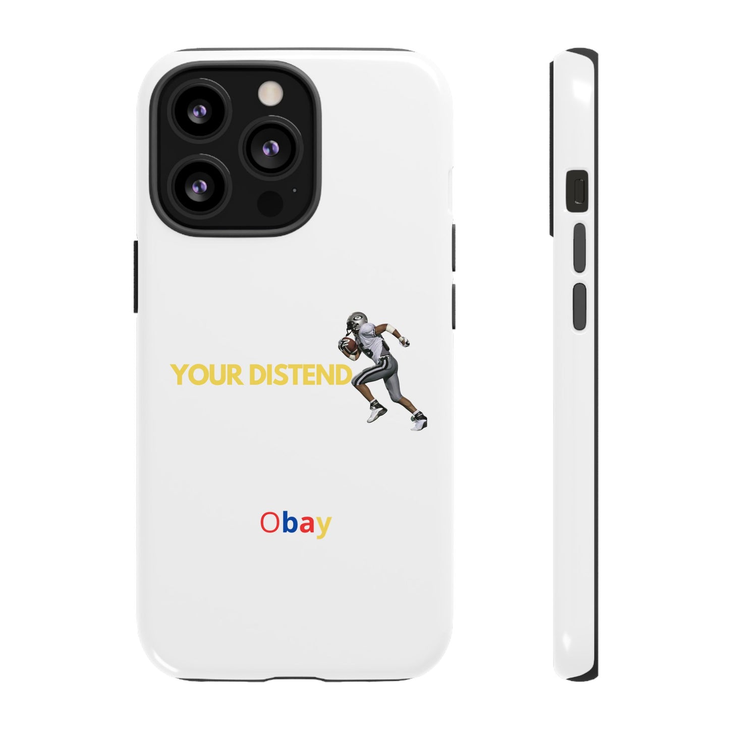 Athlete’s Edge Customizable Tough Phone Case - Durable Sports Design for iPhone/Samsung, Perfect Personalized Gift for Sports Lovers