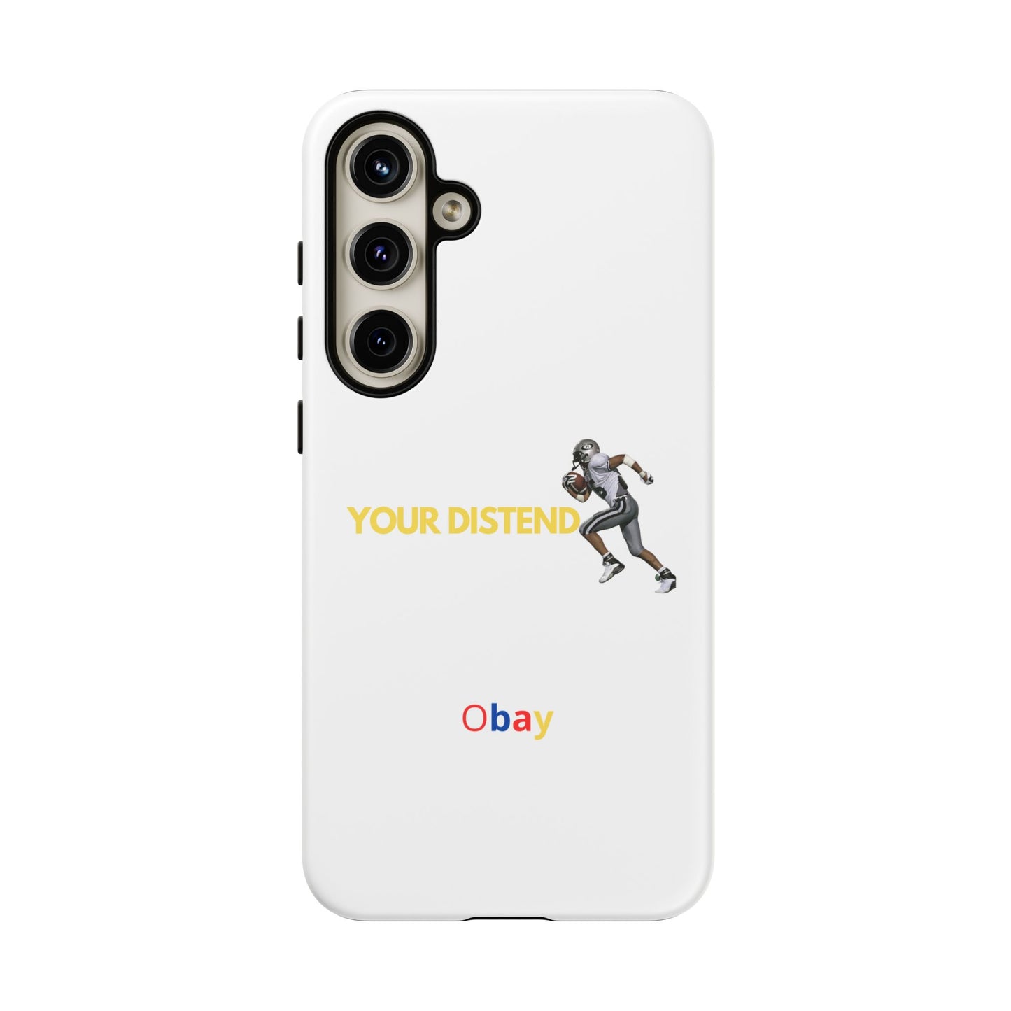 Athlete’s Edge Customizable Tough Phone Case - Durable Sports Design for iPhone/Samsung, Perfect Personalized Gift for Sports Lovers