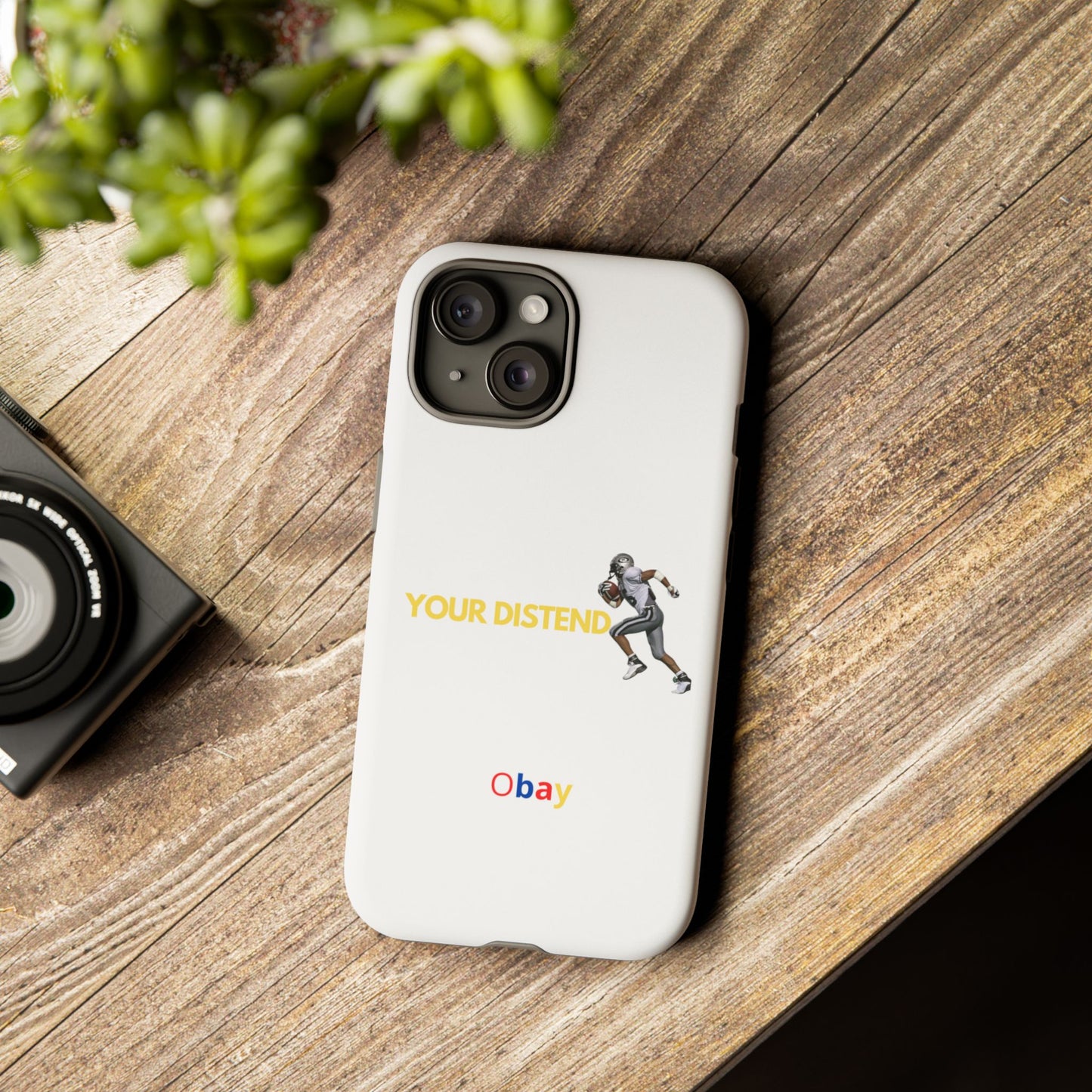 Athlete’s Edge Customizable Tough Phone Case - Durable Sports Design for iPhone/Samsung, Perfect Personalized Gift for Sports Lovers