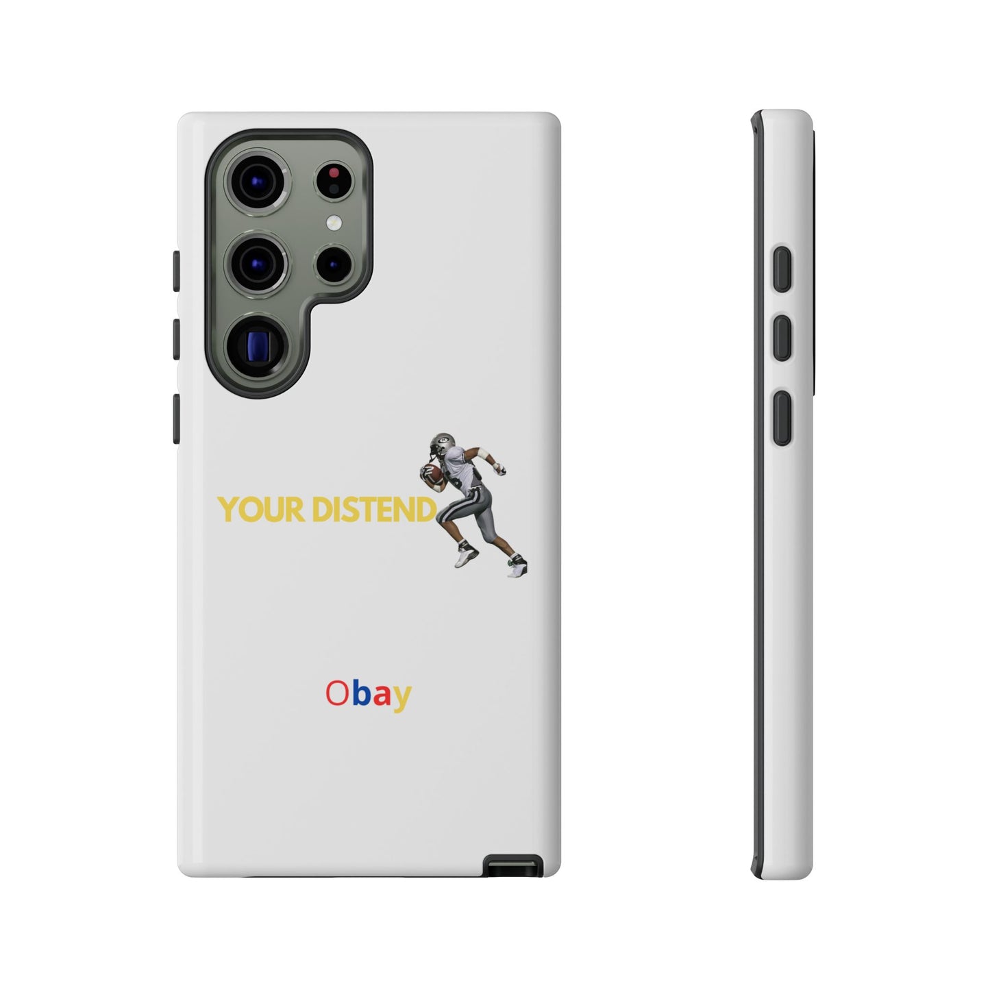 Athlete’s Edge Customizable Tough Phone Case - Durable Sports Design for iPhone/Samsung, Perfect Personalized Gift for Sports Lovers