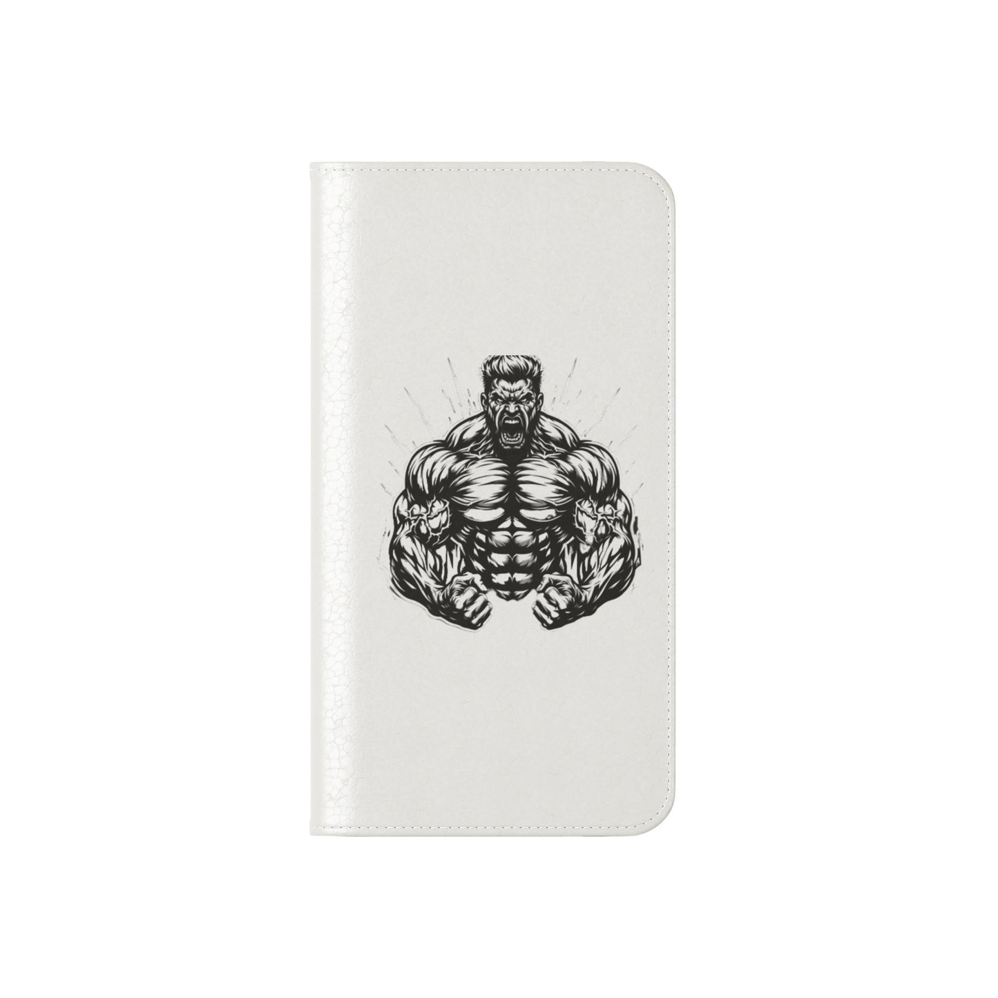 Champion's Motivational Flip Case | Inspirational Quote Phone Accessory for Fitness Enthusiasts