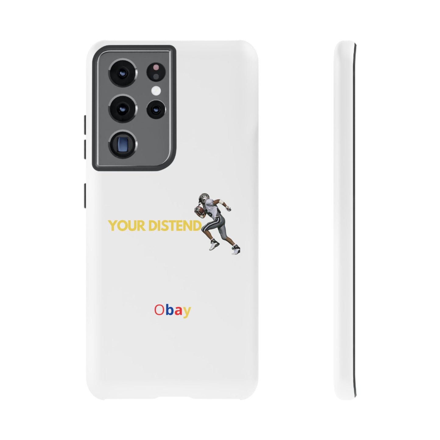 Athlete’s Edge Customizable Tough Phone Case - Durable Sports Design for iPhone/Samsung, Perfect Personalized Gift for Sports Lovers