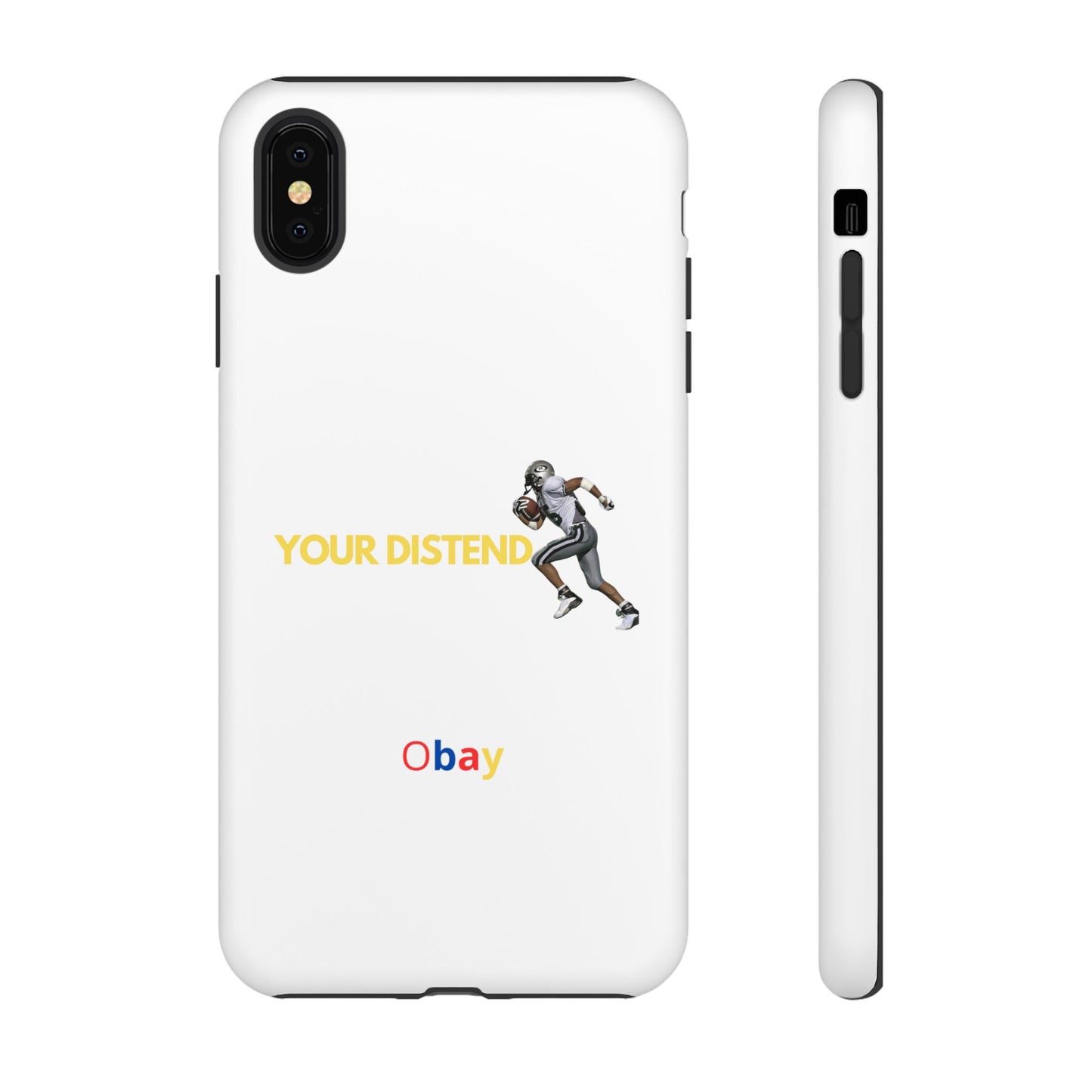 Athlete’s Edge Customizable Tough Phone Case - Durable Sports Design for iPhone/Samsung, Perfect Personalized Gift for Sports Lovers