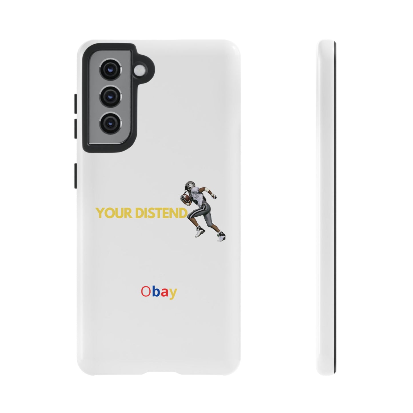 Athlete’s Edge Customizable Tough Phone Case - Durable Sports Design for iPhone/Samsung, Perfect Personalized Gift for Sports Lovers