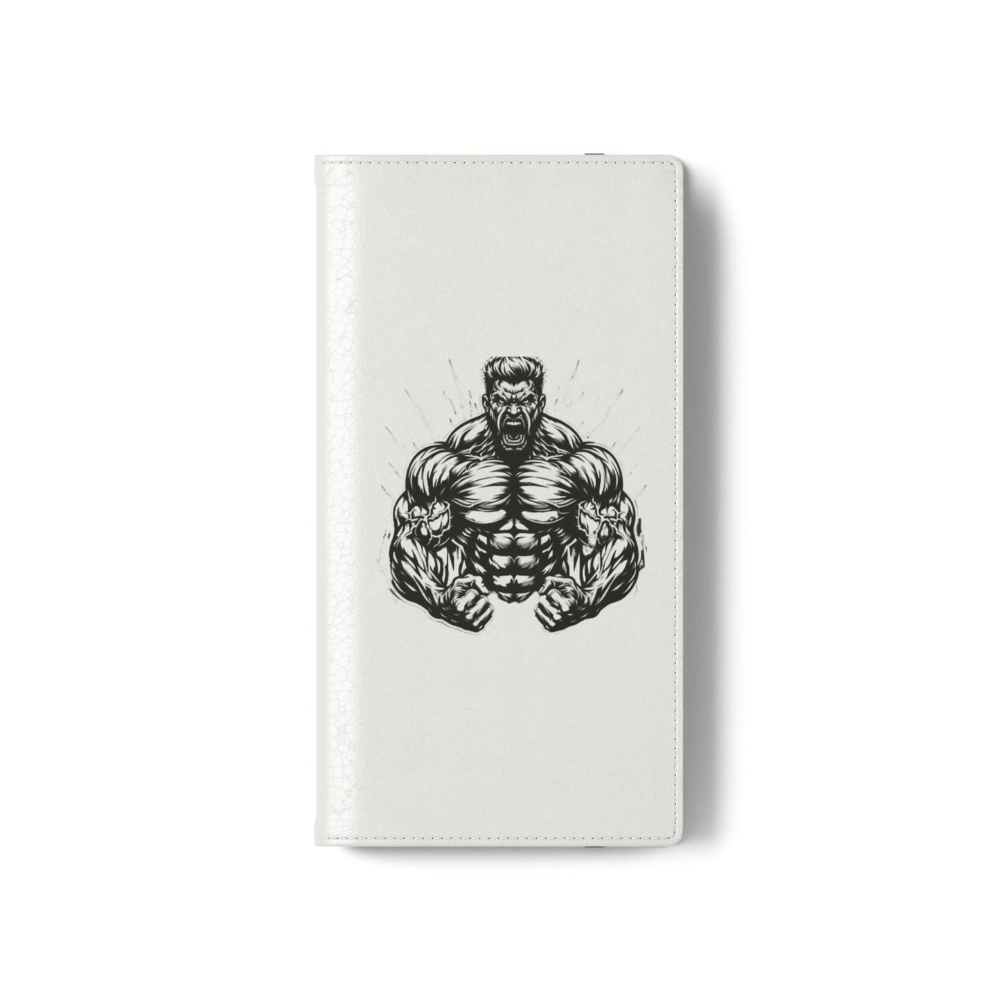 Champion's Motivational Flip Case | Inspirational Quote Phone Accessory for Fitness Enthusiasts