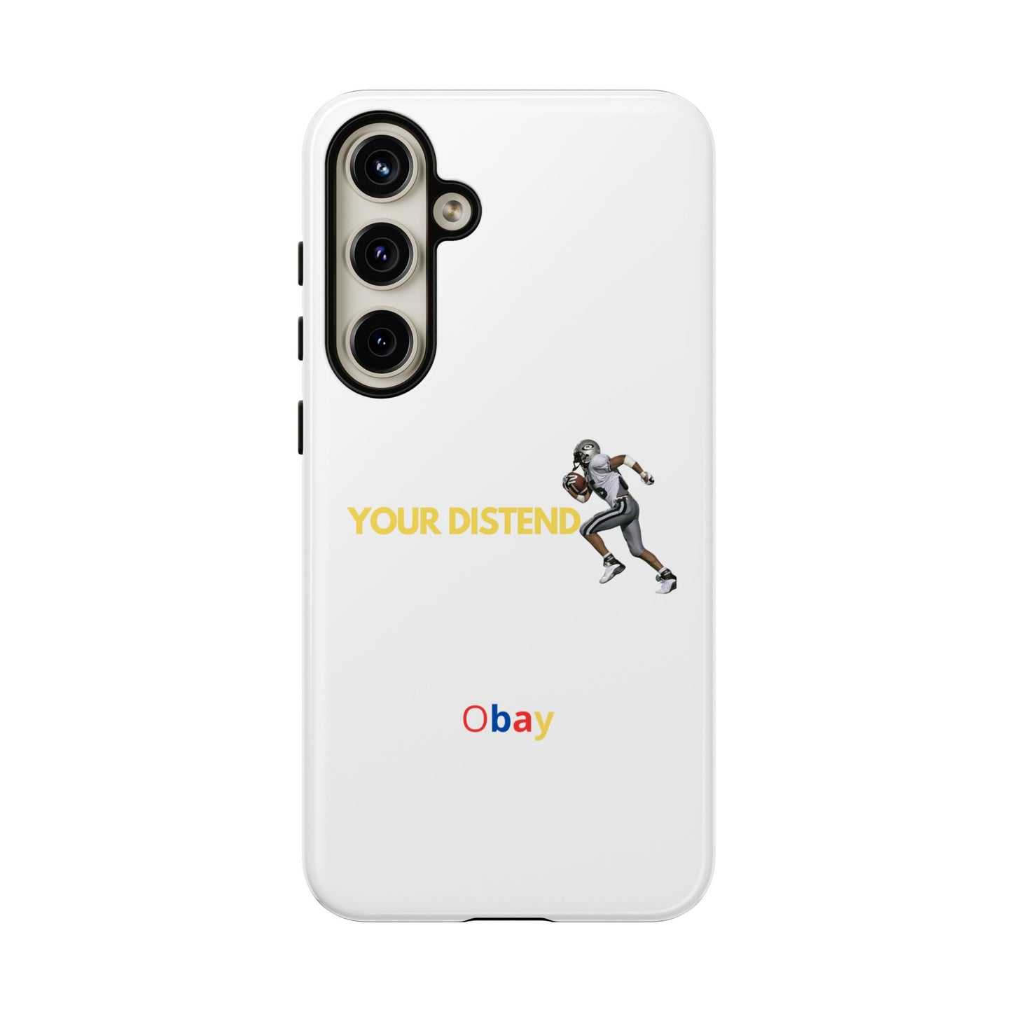 Athlete’s Edge Customizable Tough Phone Case - Durable Sports Design for iPhone/Samsung, Perfect Personalized Gift for Sports Lovers