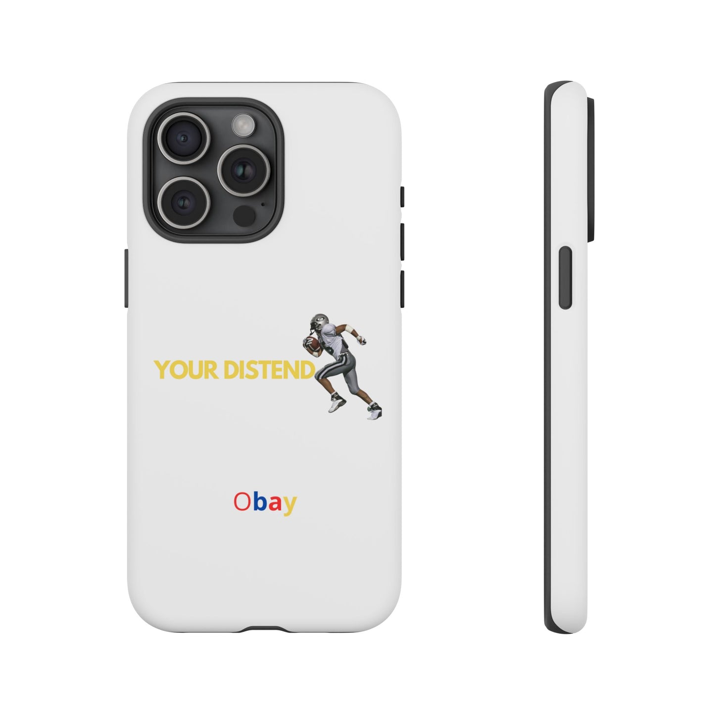 Athlete’s Edge Customizable Tough Phone Case - Durable Sports Design for iPhone/Samsung, Perfect Personalized Gift for Sports Lovers