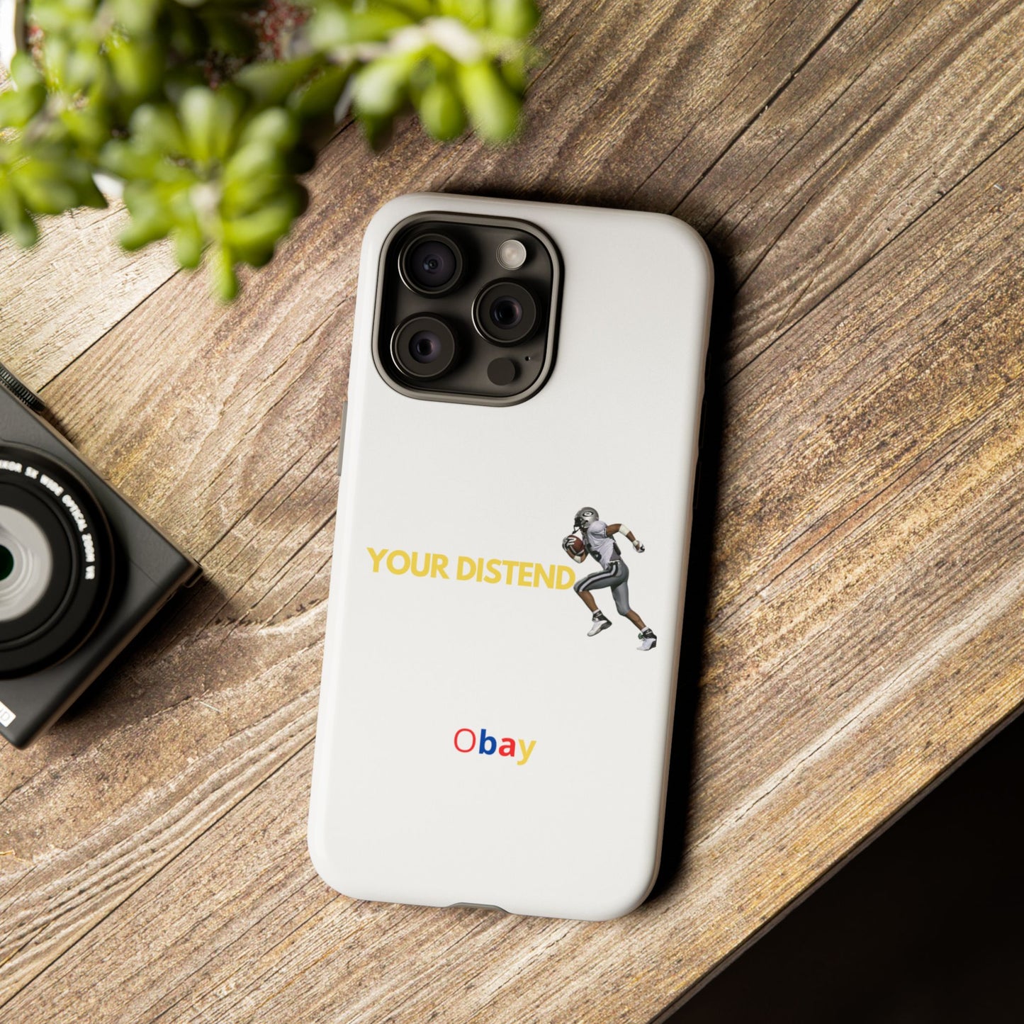 Athlete’s Edge Customizable Tough Phone Case - Durable Sports Design for iPhone/Samsung, Perfect Personalized Gift for Sports Lovers