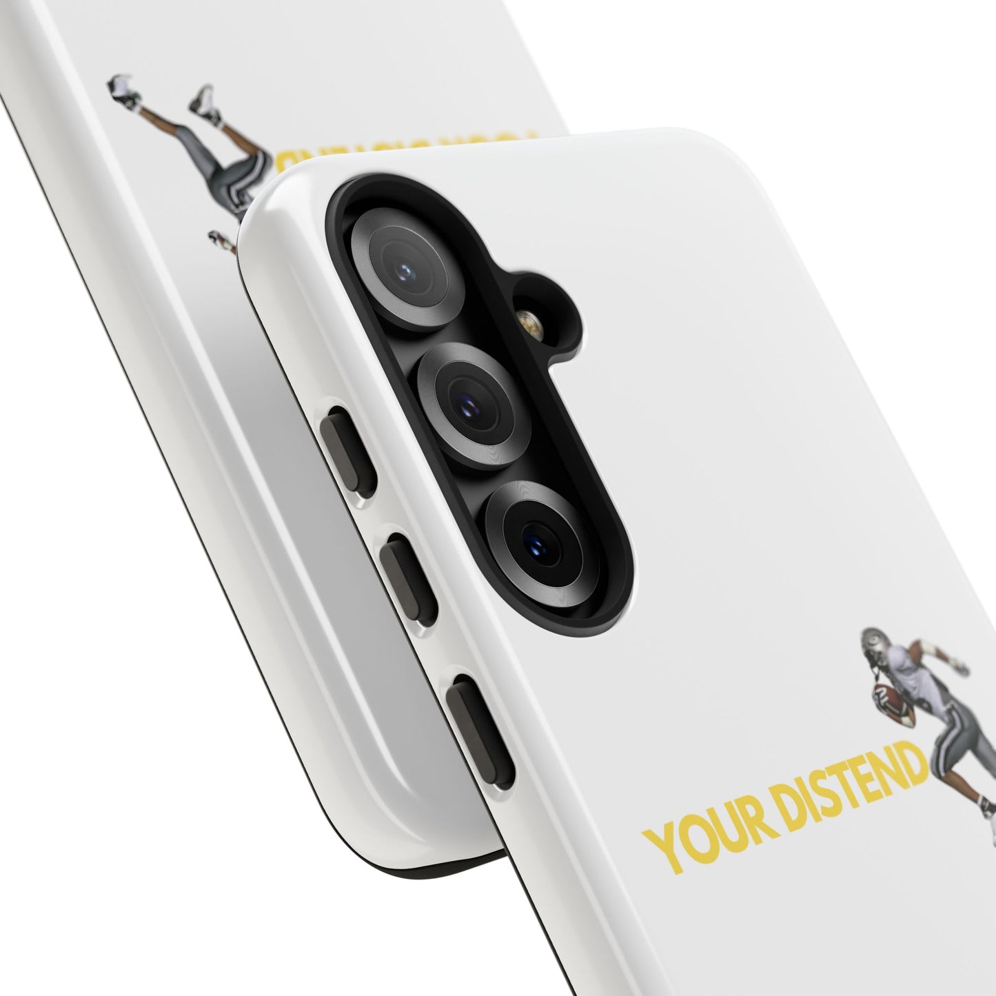 Athlete’s Edge Customizable Tough Phone Case - Durable Sports Design for iPhone/Samsung, Perfect Personalized Gift for Sports Lovers