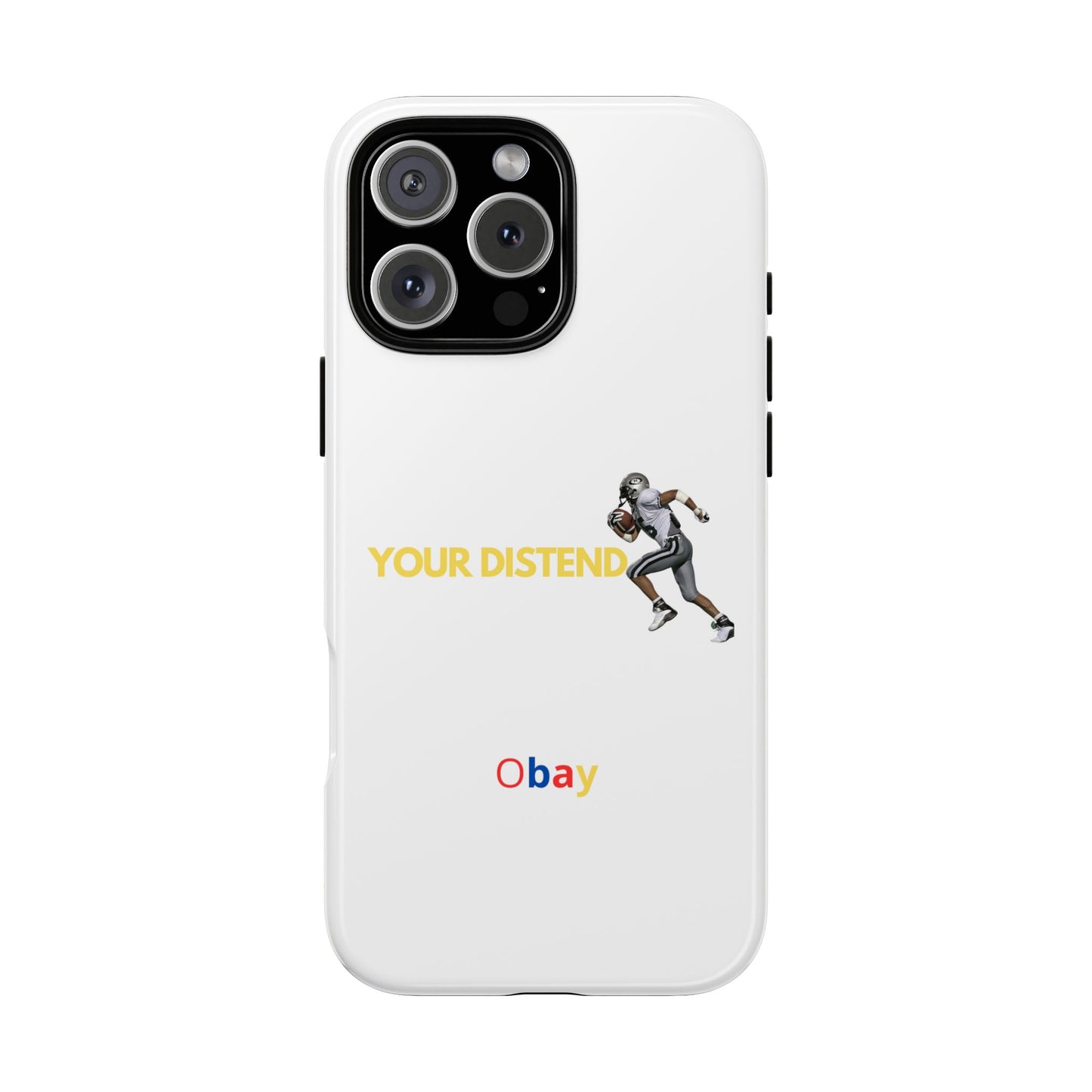 Athlete’s Edge Customizable Tough Phone Case - Durable Sports Design for iPhone/Samsung, Perfect Personalized Gift for Sports Lovers