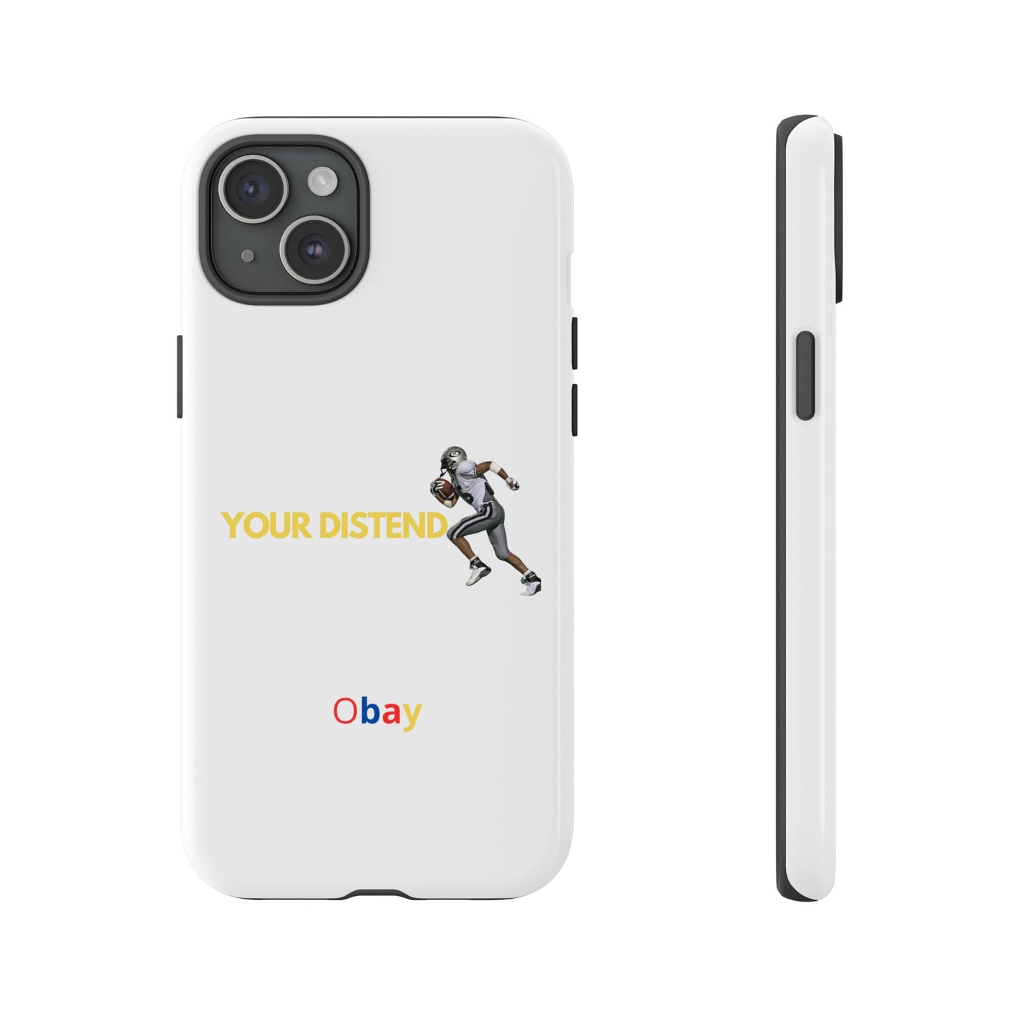 Athlete’s Edge Customizable Tough Phone Case - Durable Sports Design for iPhone/Samsung, Perfect Personalized Gift for Sports Lovers