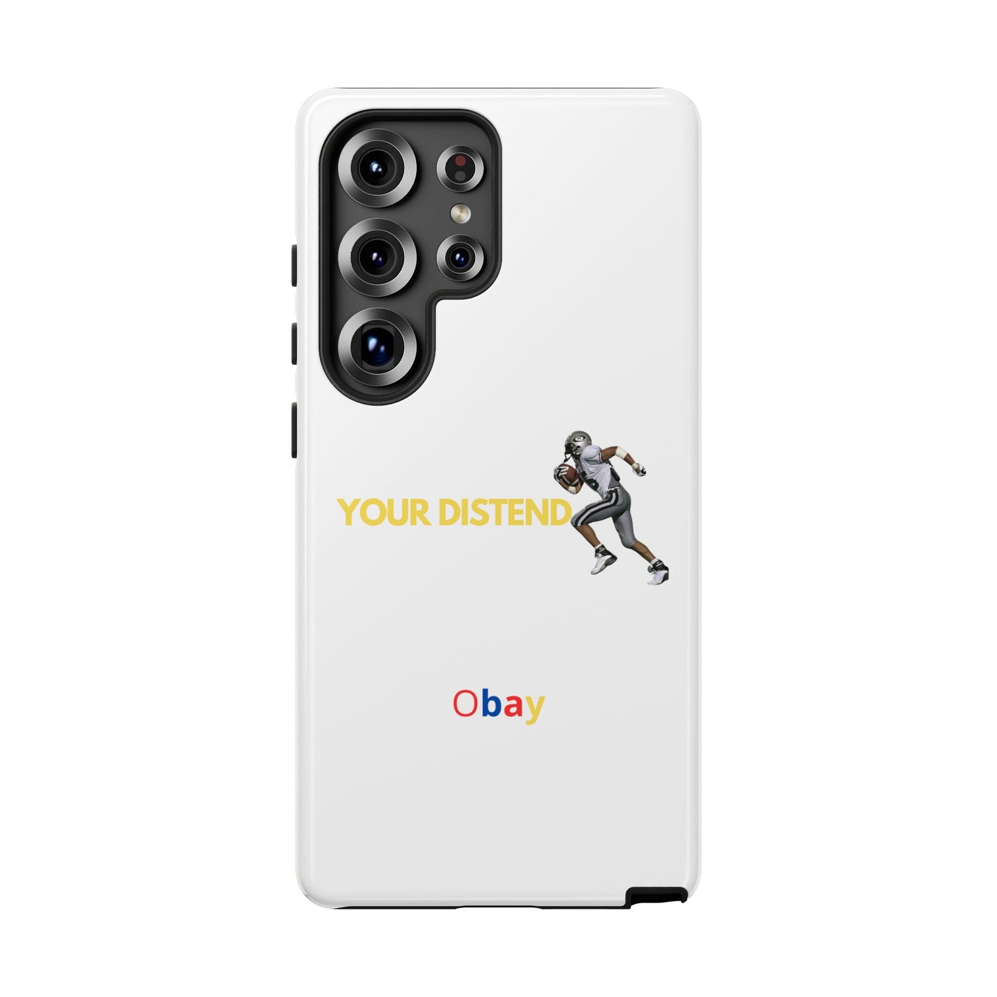 Athlete’s Edge Customizable Tough Phone Case - Durable Sports Design for iPhone/Samsung, Perfect Personalized Gift for Sports Lovers