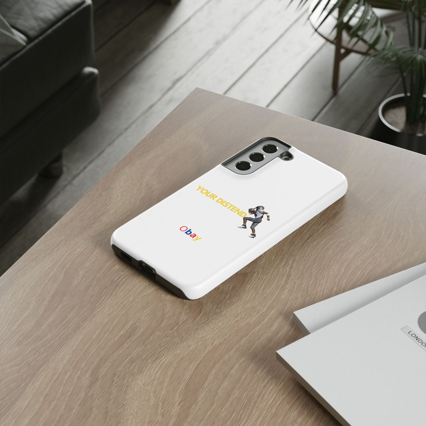 Athlete’s Edge Customizable Tough Phone Case - Durable Sports Design for iPhone/Samsung, Perfect Personalized Gift for Sports Lovers