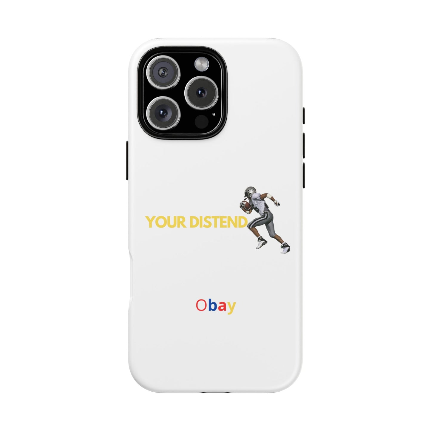 Athlete’s Edge Customizable Tough Phone Case - Durable Sports Design for iPhone/Samsung, Perfect Personalized Gift for Sports Lovers