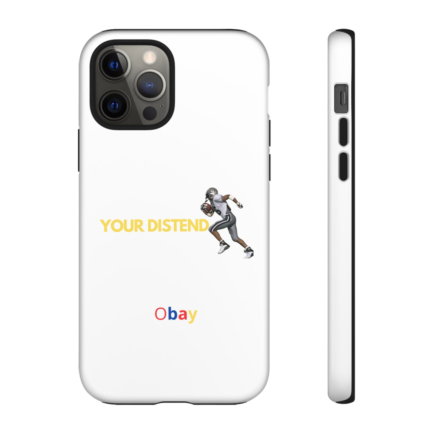 Athlete’s Edge Customizable Tough Phone Case - Durable Sports Design for iPhone/Samsung, Perfect Personalized Gift for Sports Lovers