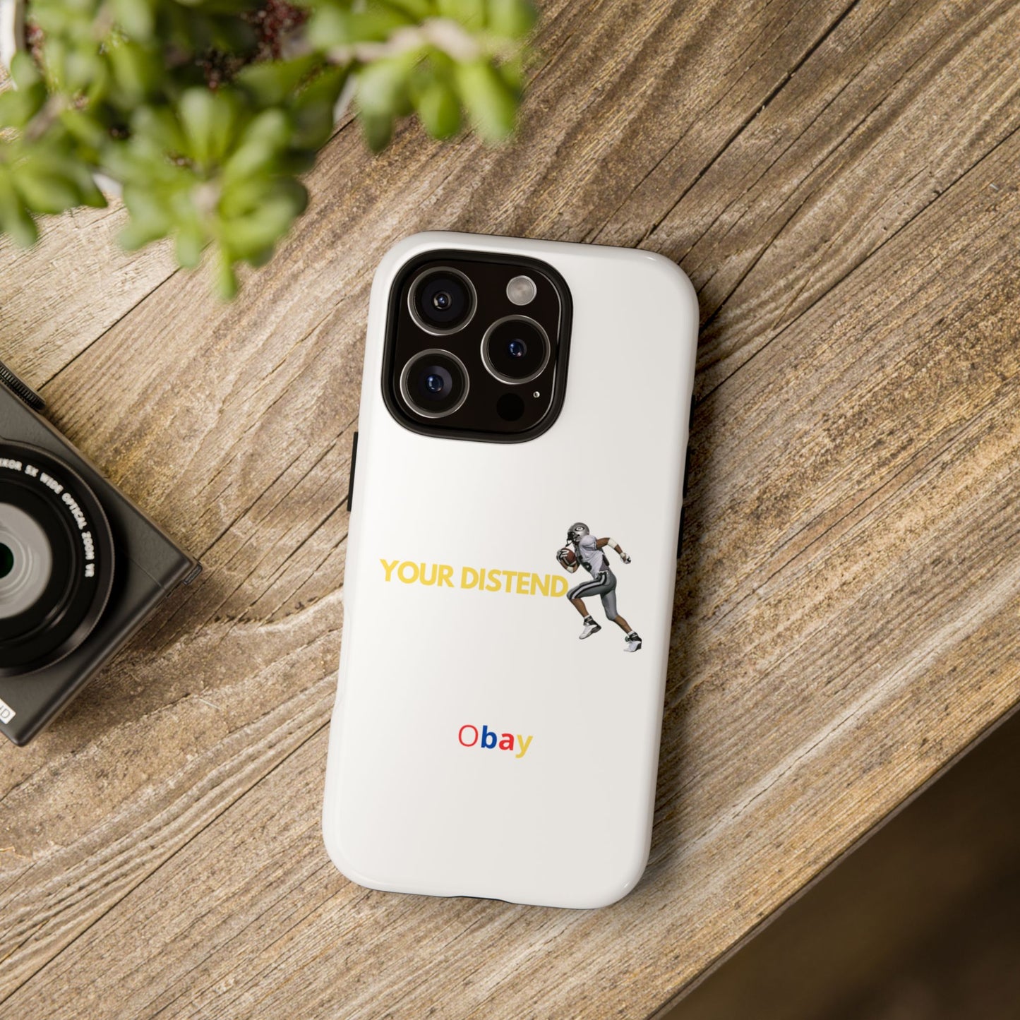 Athlete’s Edge Customizable Tough Phone Case - Durable Sports Design for iPhone/Samsung, Perfect Personalized Gift for Sports Lovers