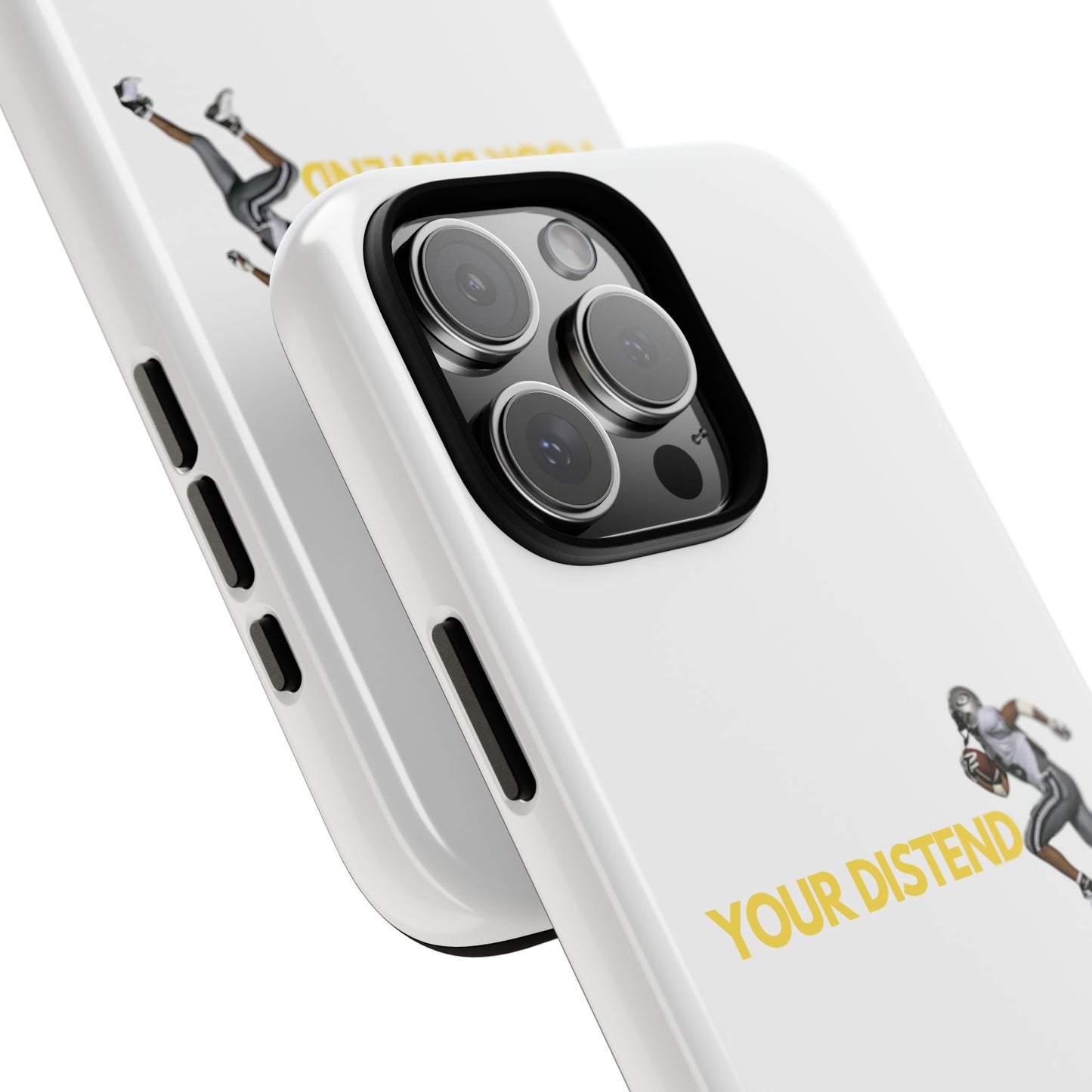 Athlete’s Edge Customizable Tough Phone Case - Durable Sports Design for iPhone/Samsung, Perfect Personalized Gift for Sports Lovers