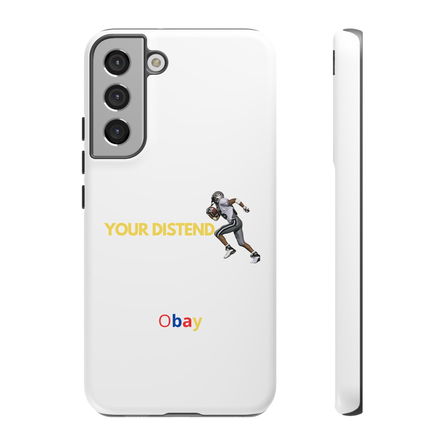 Athlete’s Edge Customizable Tough Phone Case - Durable Sports Design for iPhone/Samsung, Perfect Personalized Gift for Sports Lovers