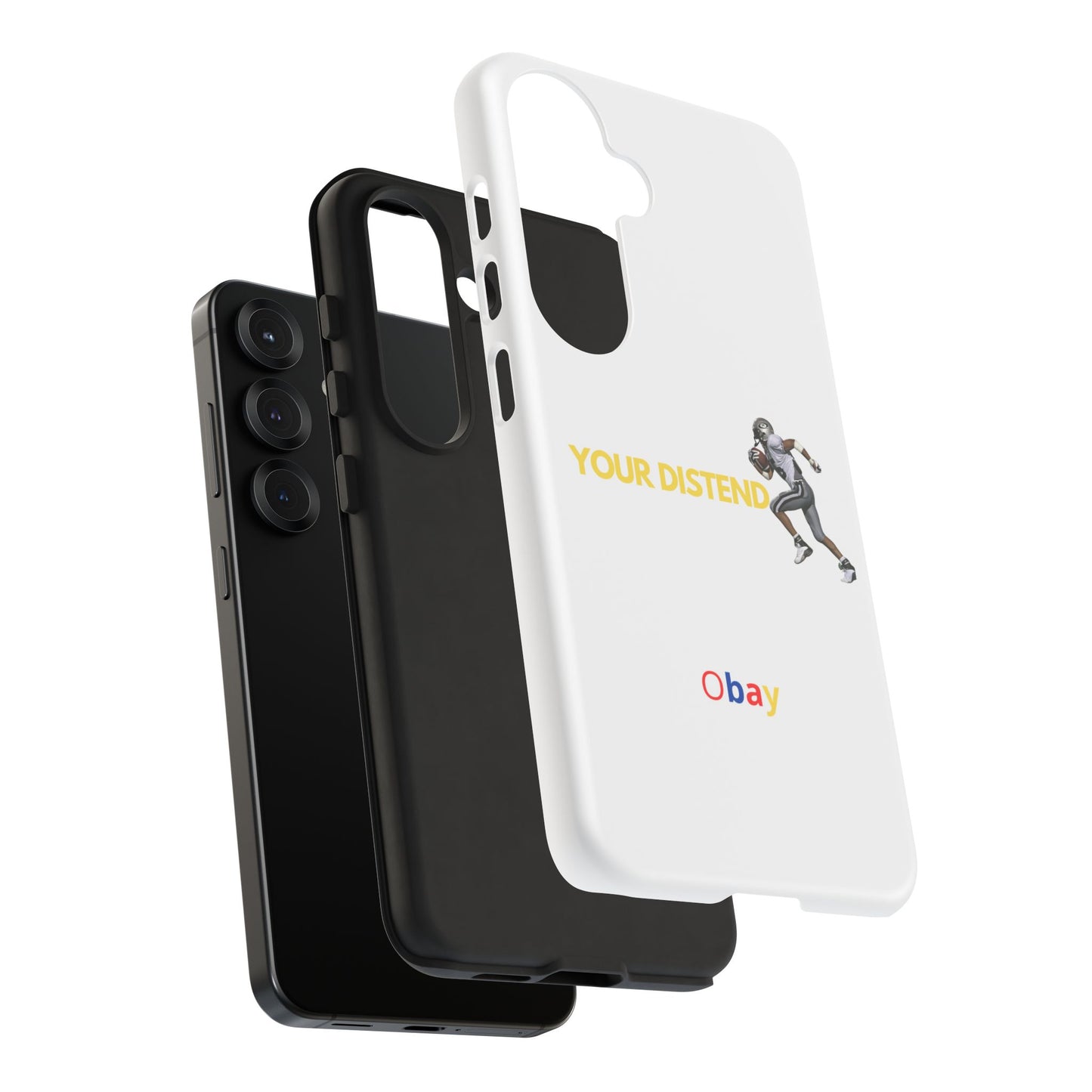 Athlete’s Edge Customizable Tough Phone Case - Durable Sports Design for iPhone/Samsung, Perfect Personalized Gift for Sports Lovers