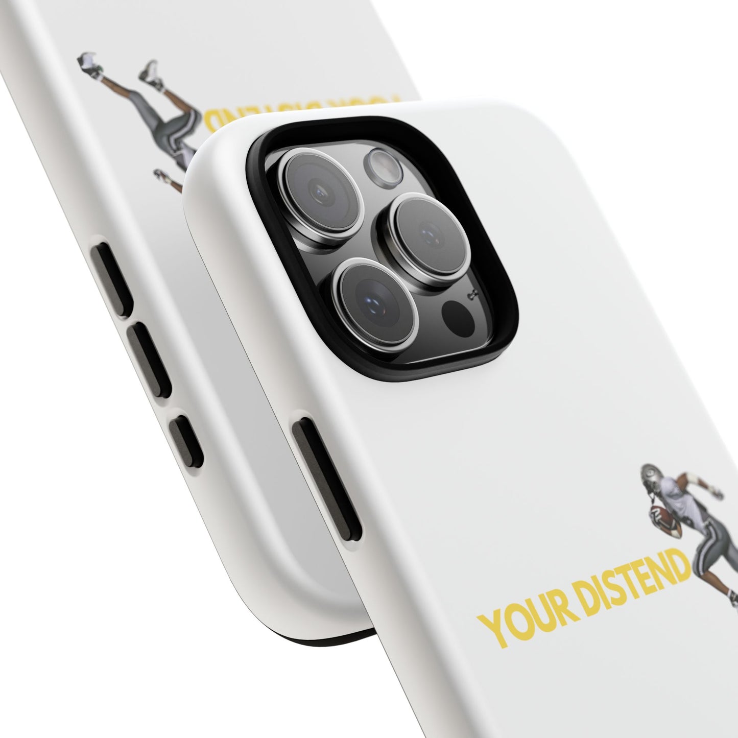 Athlete’s Edge Customizable Tough Phone Case - Durable Sports Design for iPhone/Samsung, Perfect Personalized Gift for Sports Lovers