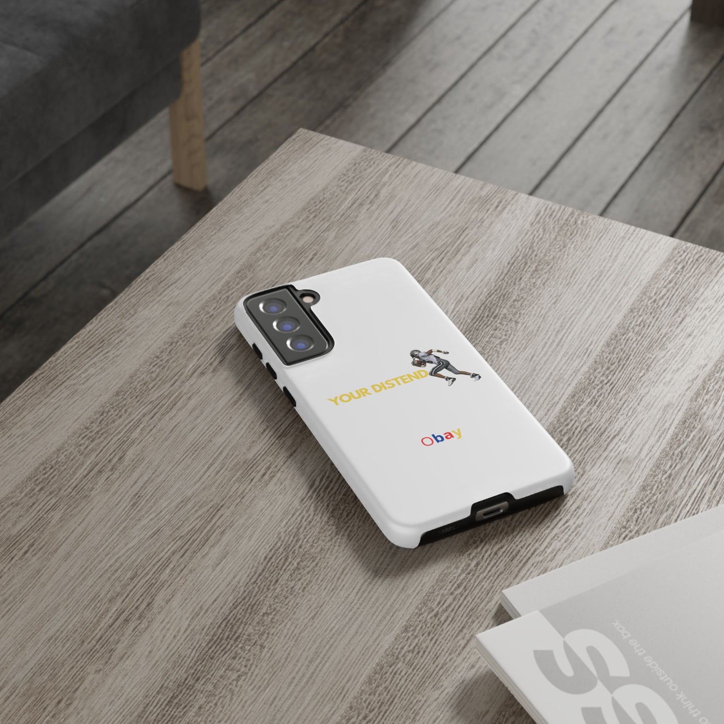 Athlete’s Edge Customizable Tough Phone Case - Durable Sports Design for iPhone/Samsung, Perfect Personalized Gift for Sports Lovers