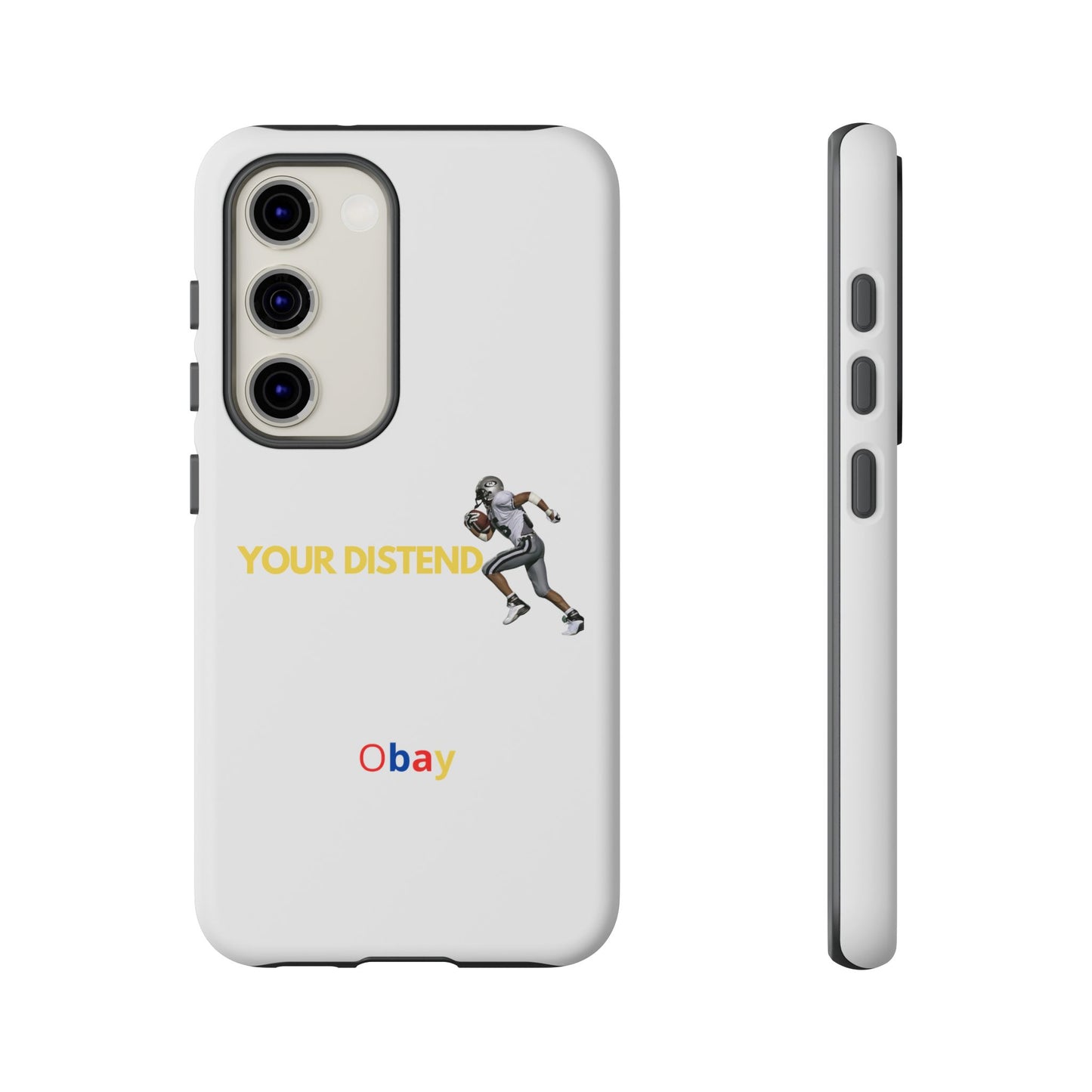 Athlete’s Edge Customizable Tough Phone Case - Durable Sports Design for iPhone/Samsung, Perfect Personalized Gift for Sports Lovers