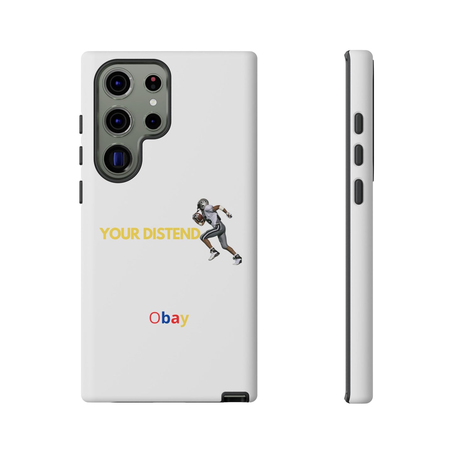 Athlete’s Edge Customizable Tough Phone Case - Durable Sports Design for iPhone/Samsung, Perfect Personalized Gift for Sports Lovers
