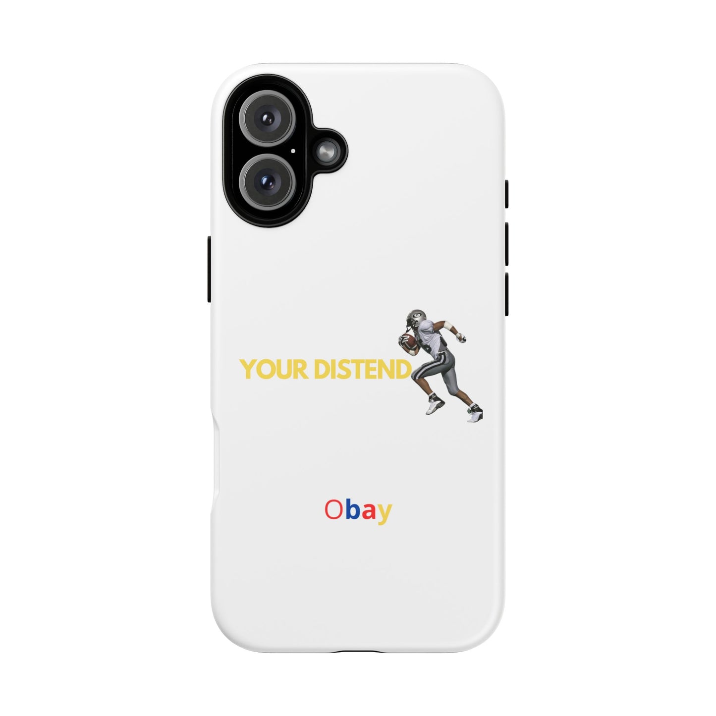 Athlete’s Edge Customizable Tough Phone Case - Durable Sports Design for iPhone/Samsung, Perfect Personalized Gift for Sports Lovers