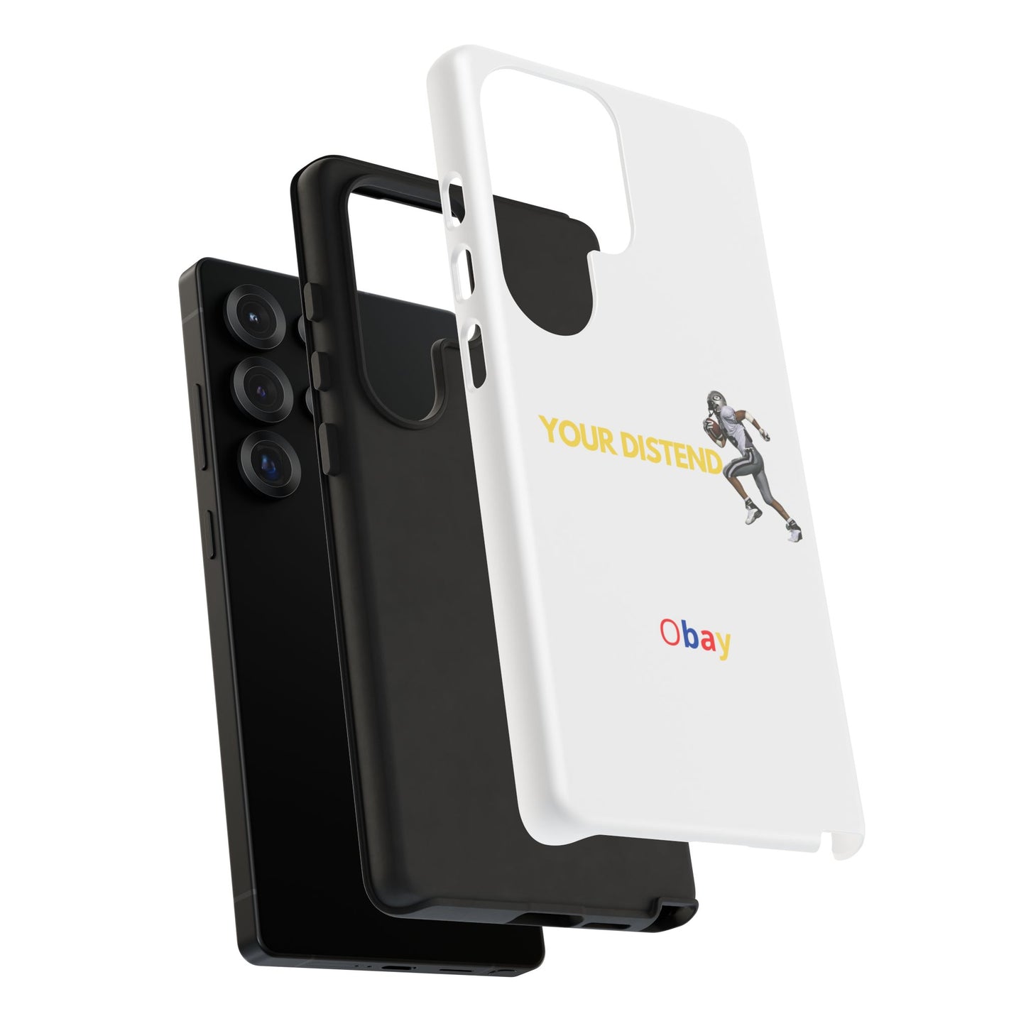 Athlete’s Edge Customizable Tough Phone Case - Durable Sports Design for iPhone/Samsung, Perfect Personalized Gift for Sports Lovers