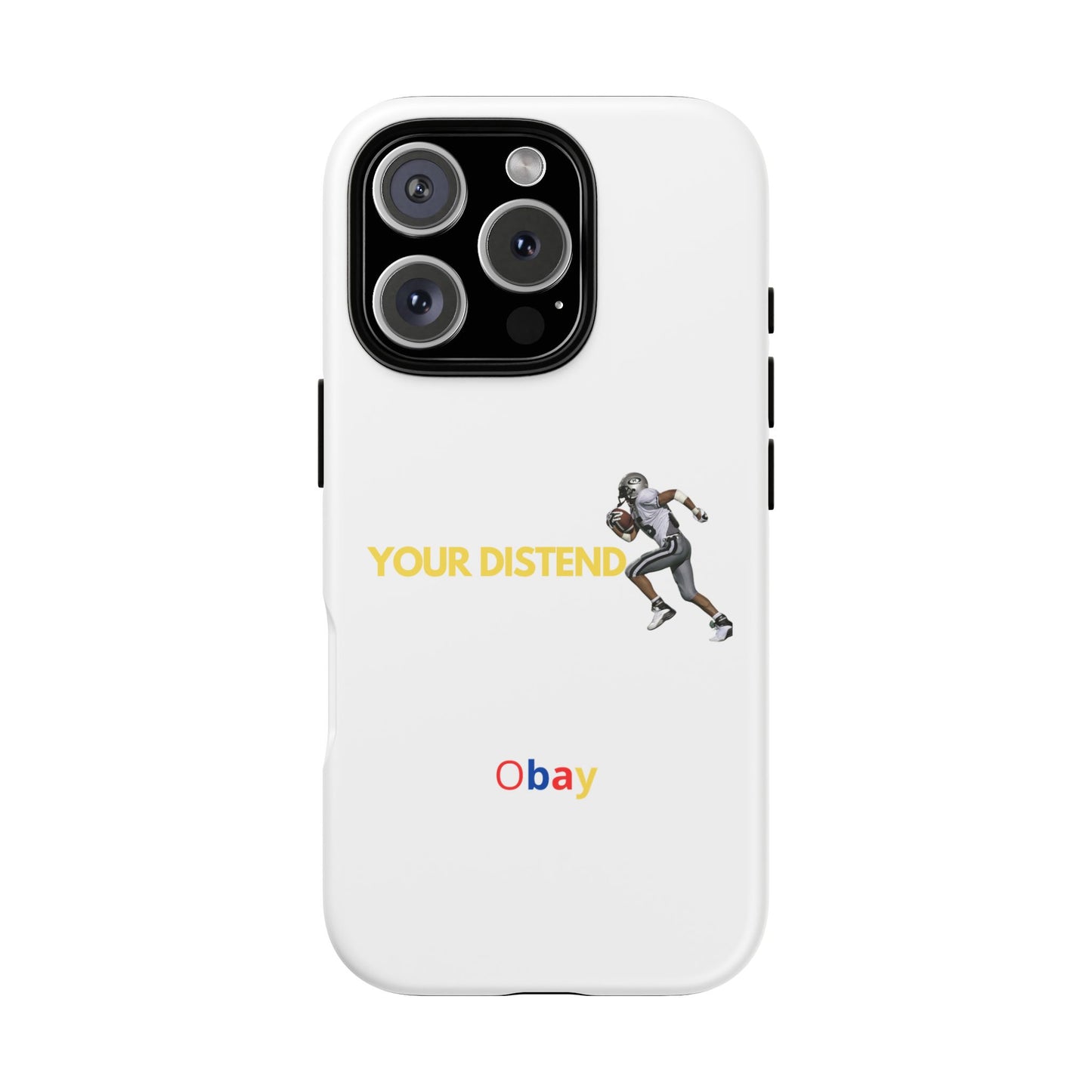Athlete’s Edge Customizable Tough Phone Case - Durable Sports Design for iPhone/Samsung, Perfect Personalized Gift for Sports Lovers